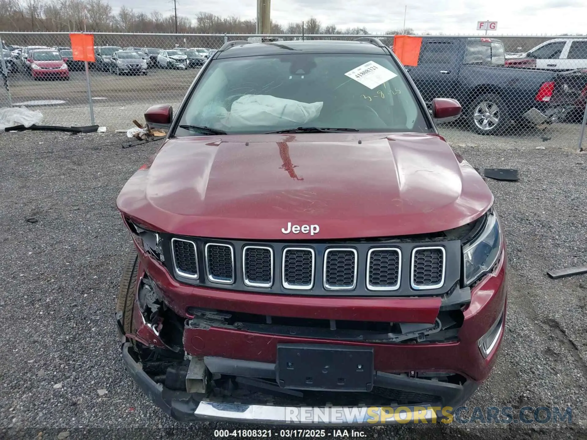 12 Photograph of a damaged car 3C4NJDCB3MT601337 JEEP COMPASS 2021