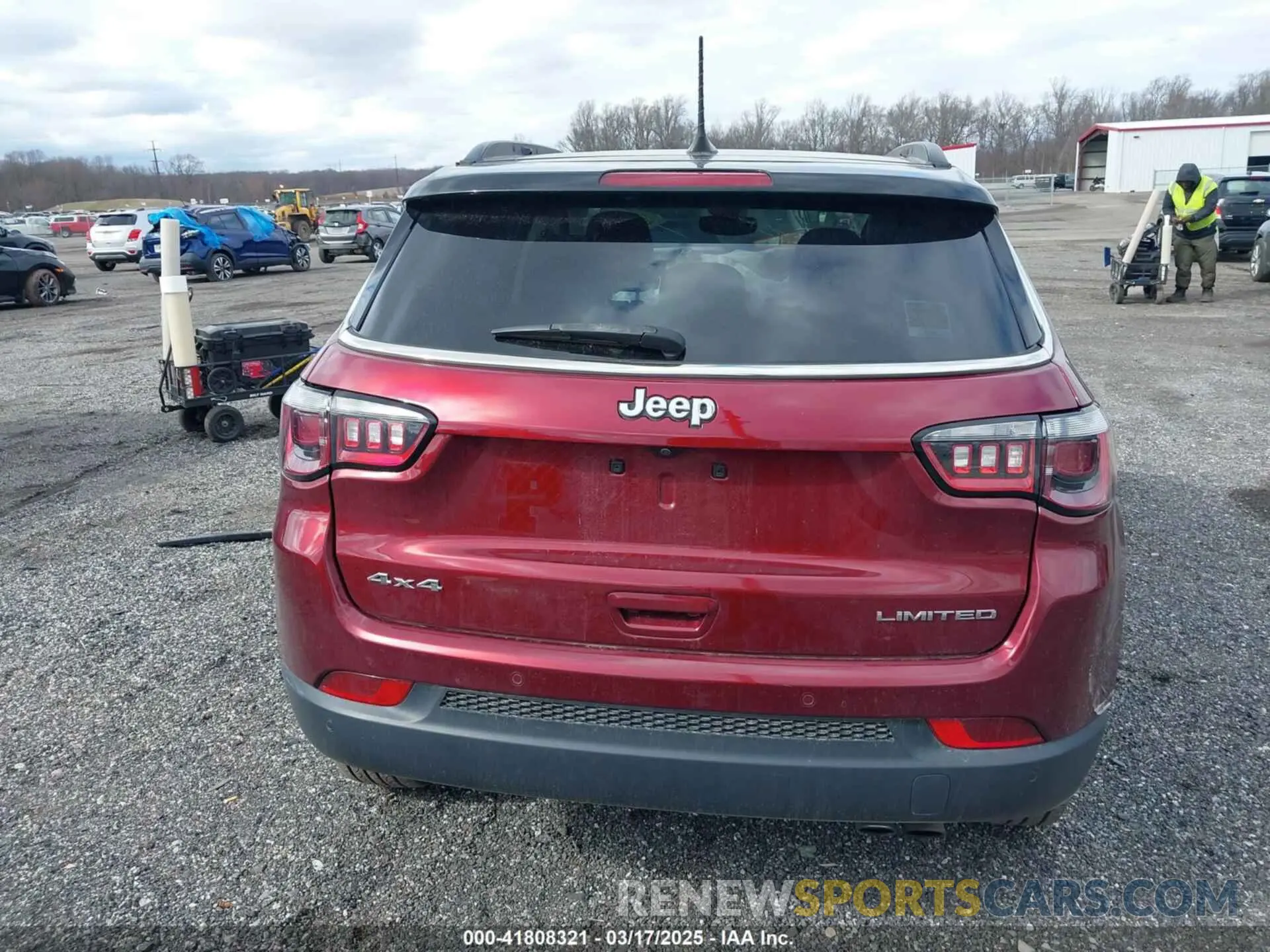 16 Photograph of a damaged car 3C4NJDCB3MT601337 JEEP COMPASS 2021