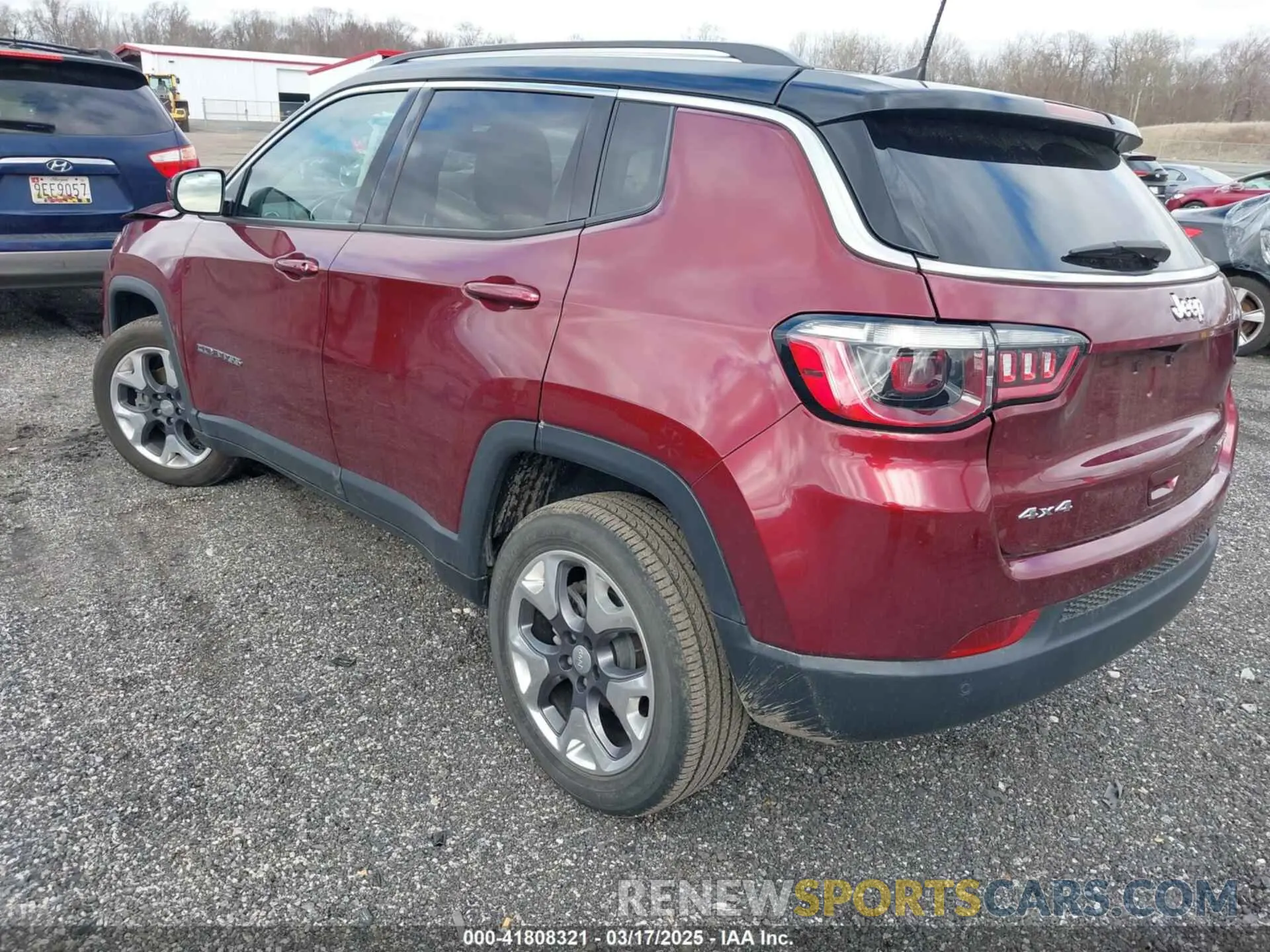 3 Photograph of a damaged car 3C4NJDCB3MT601337 JEEP COMPASS 2021