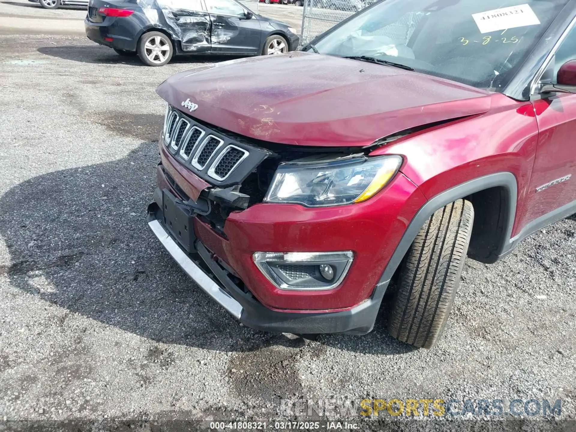 6 Photograph of a damaged car 3C4NJDCB3MT601337 JEEP COMPASS 2021