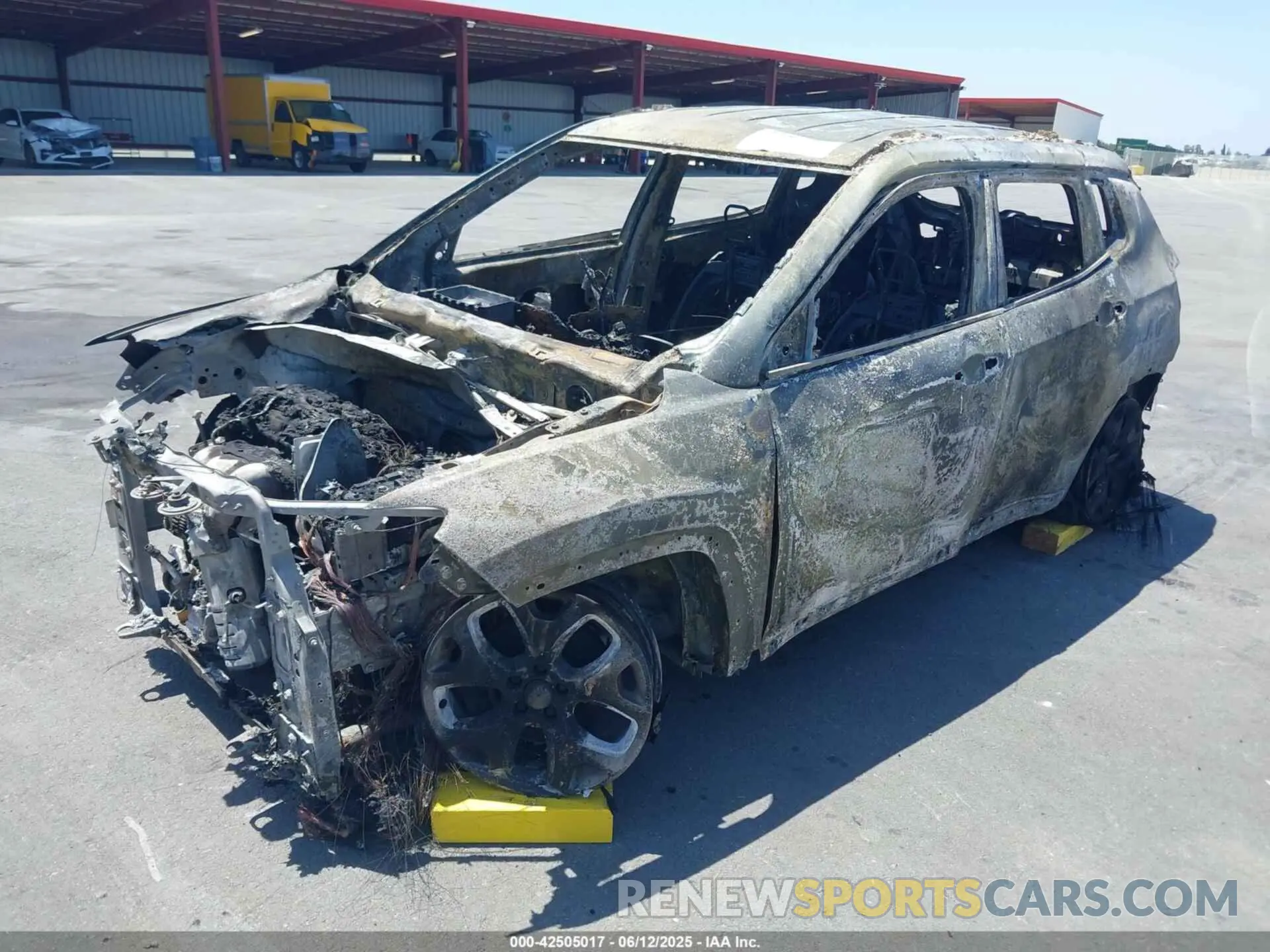 2 Photograph of a damaged car 3C4NJDCB4MT511940 JEEP COMPASS 2021