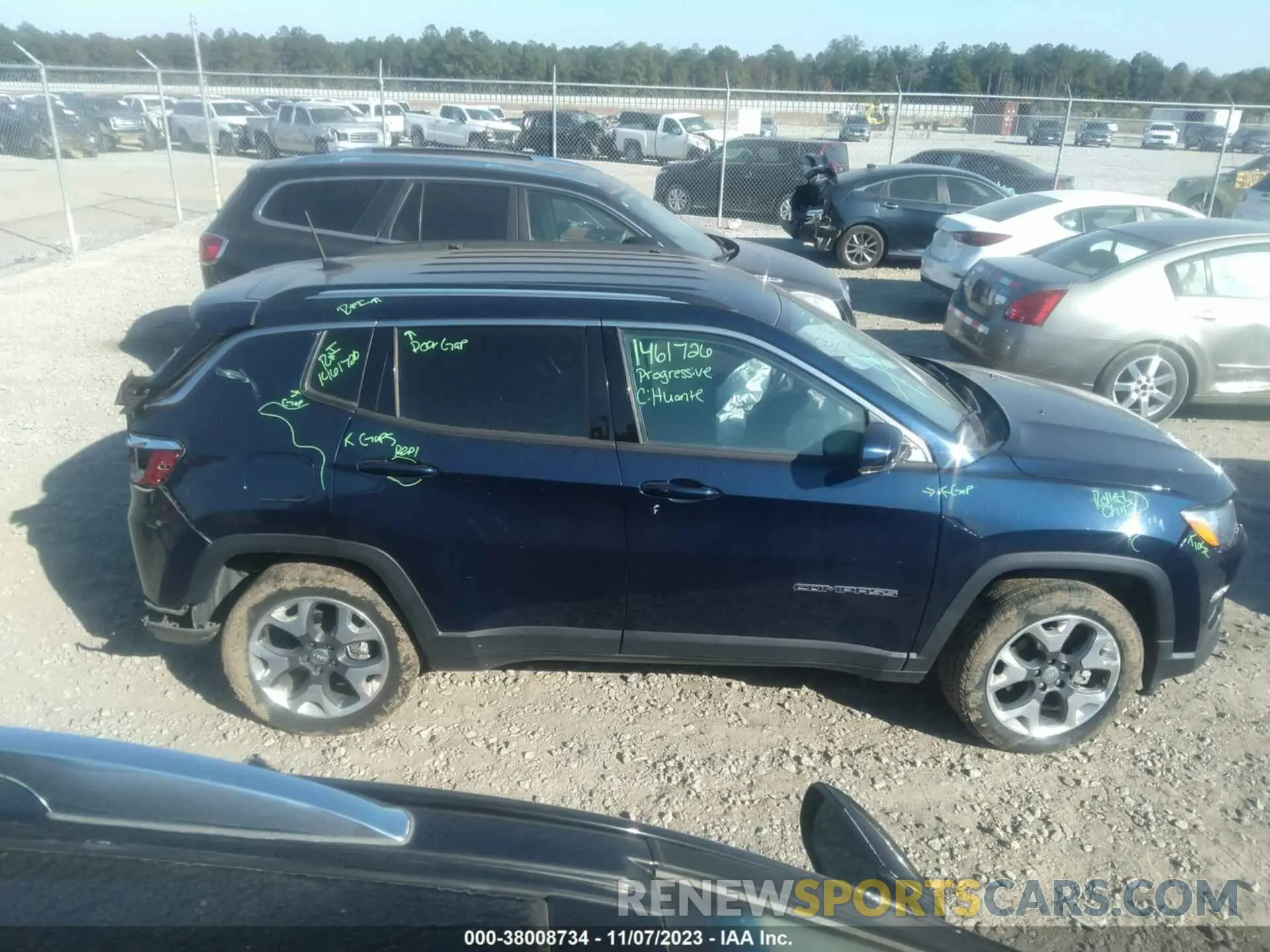 13 Photograph of a damaged car 3C4NJDCB4MT520010 JEEP COMPASS 2021