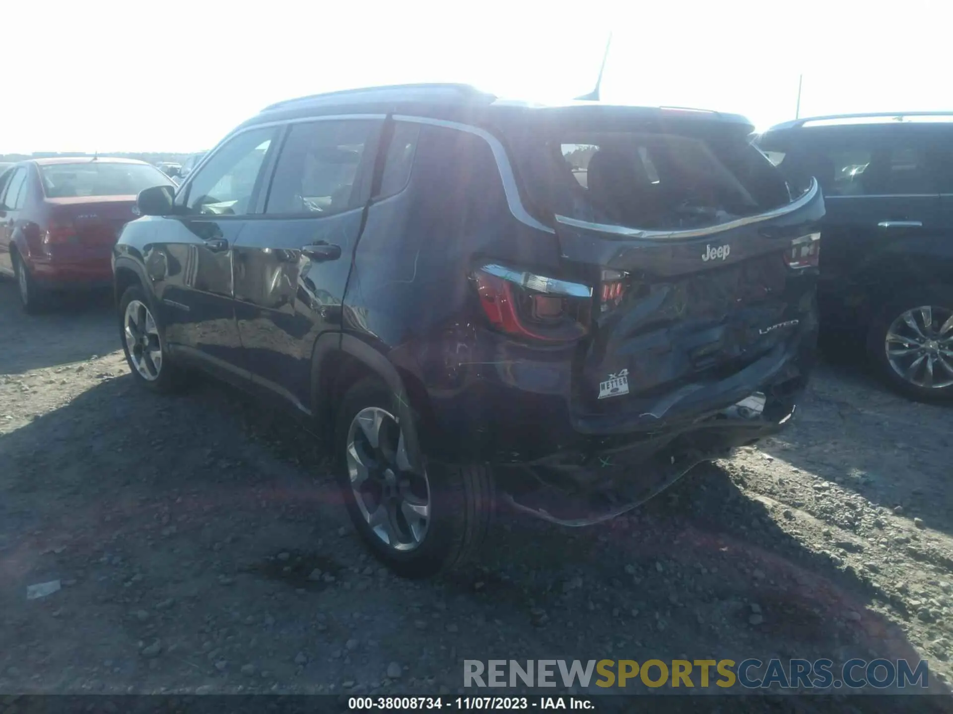 3 Photograph of a damaged car 3C4NJDCB4MT520010 JEEP COMPASS 2021