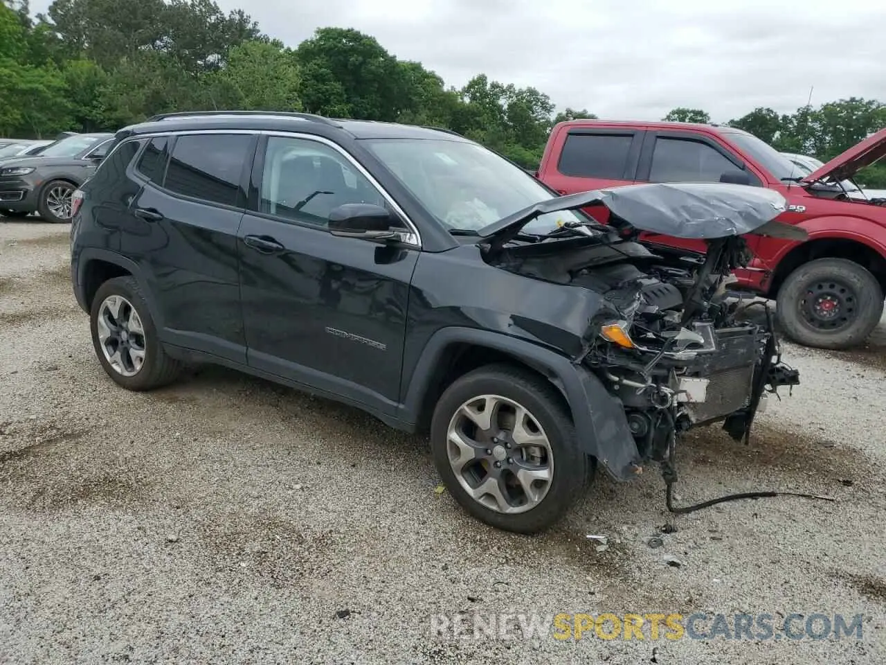 4 Photograph of a damaged car 3C4NJDCB4MT584290 JEEP COMPASS 2021