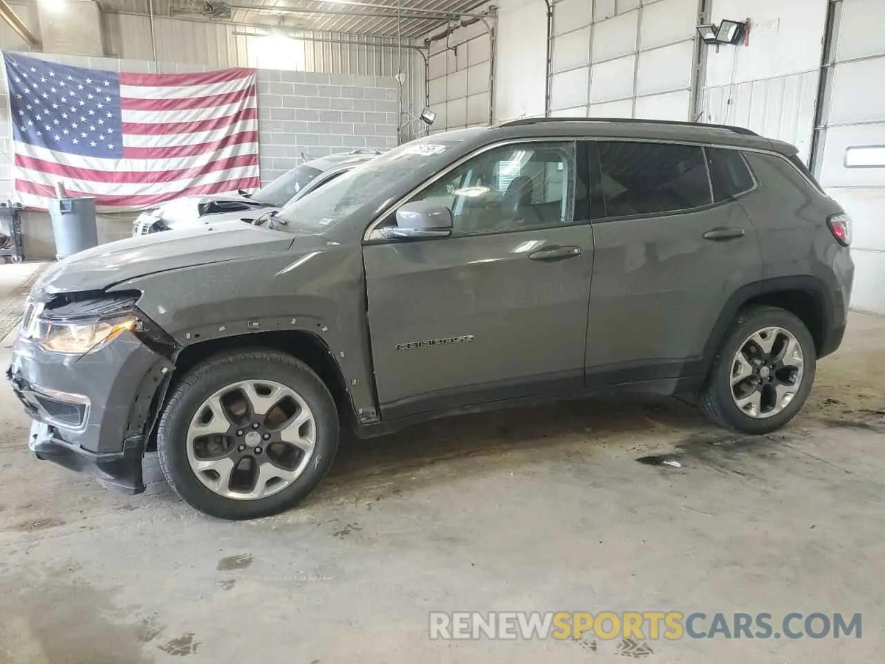 1 Photograph of a damaged car 3C4NJDCB5MT528455 JEEP COMPASS 2021