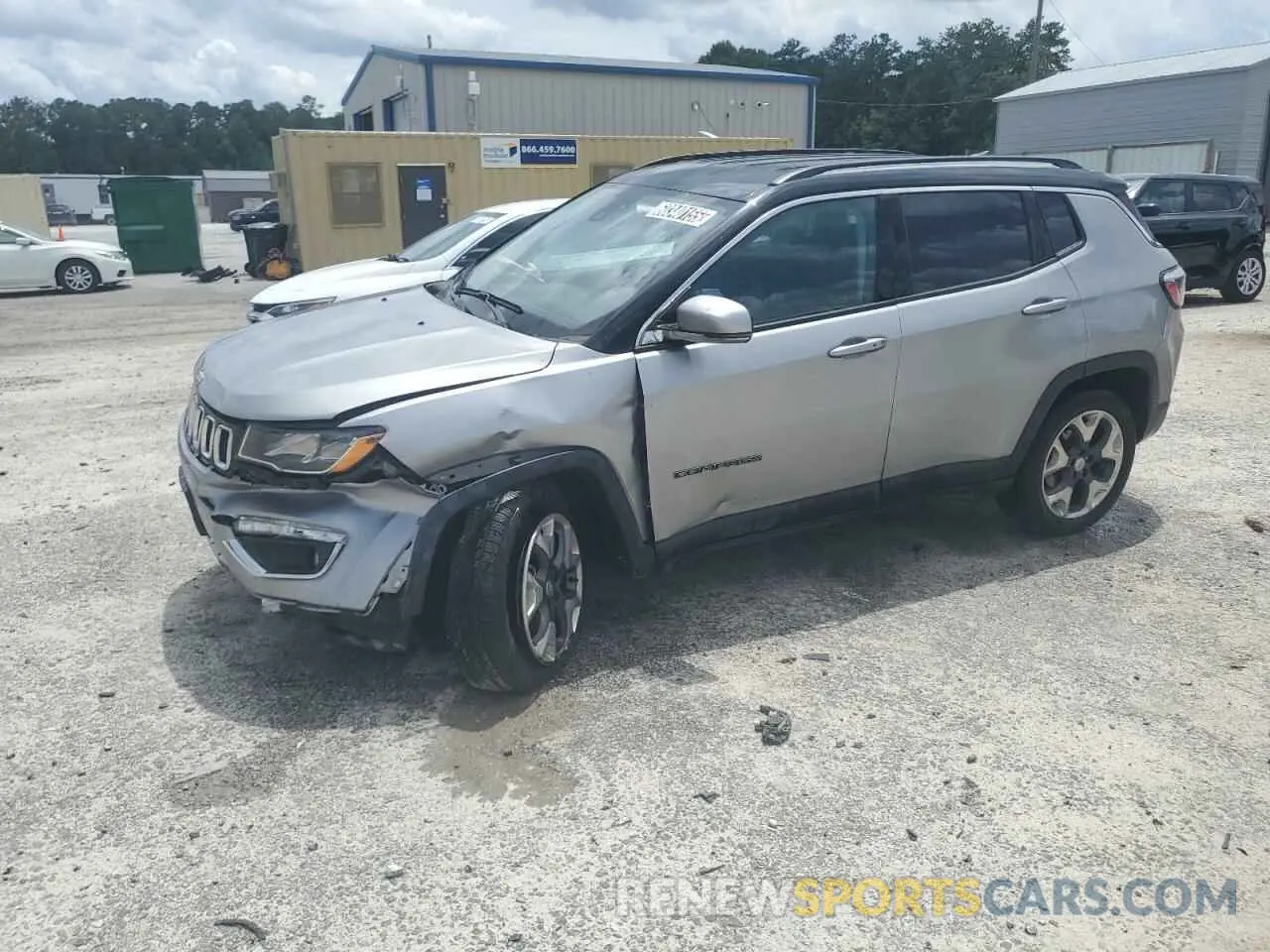 1 Photograph of a damaged car 3C4NJDCB5MT583648 JEEP COMPASS 2021