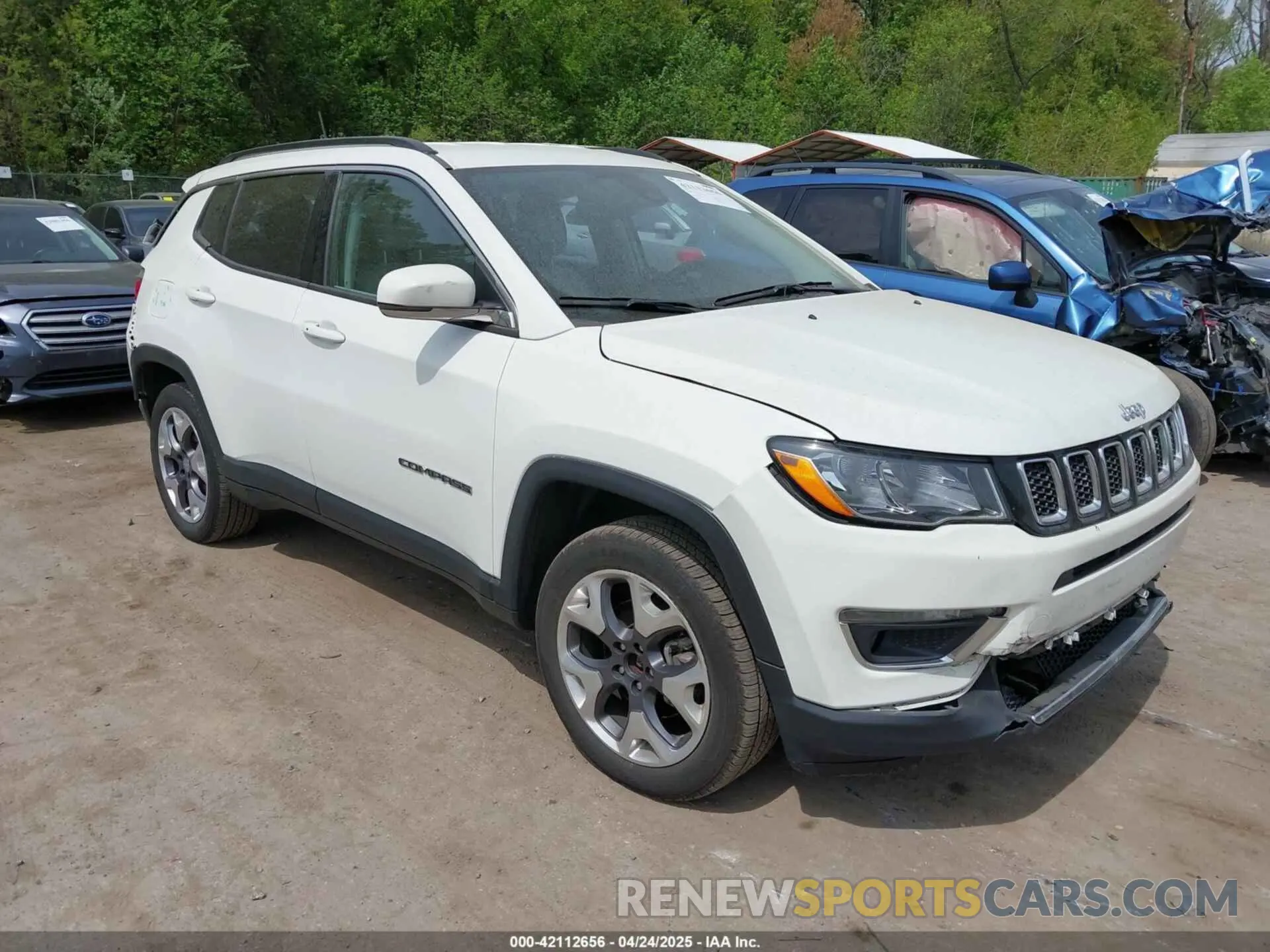 1 Photograph of a damaged car 3C4NJDCB5MT588915 JEEP COMPASS 2021