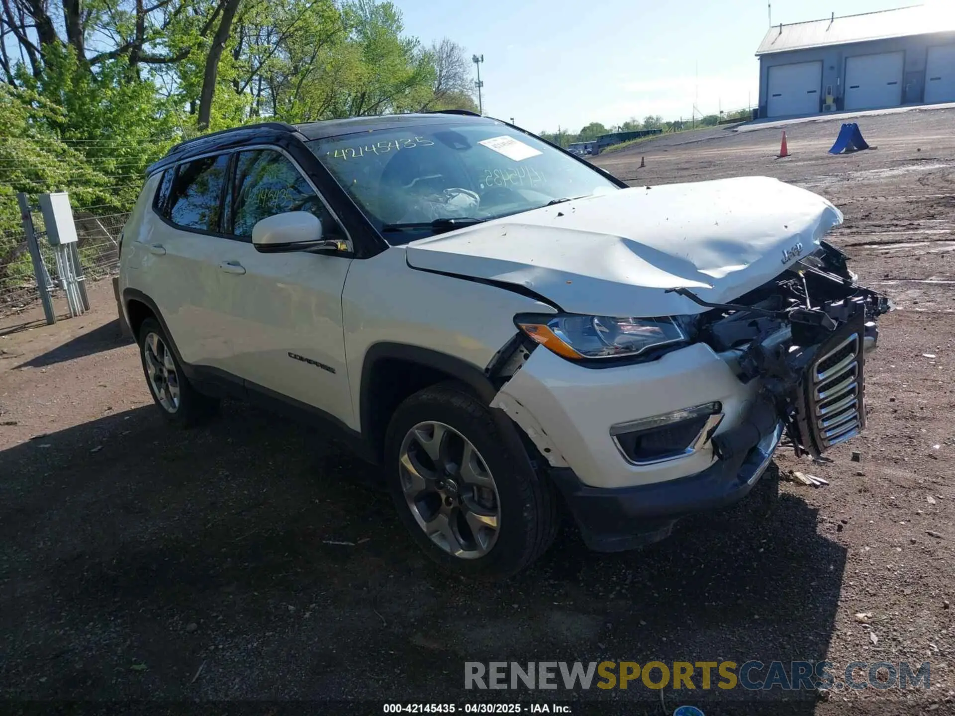 1 Photograph of a damaged car 3C4NJDCB6MT536712 JEEP COMPASS 2021