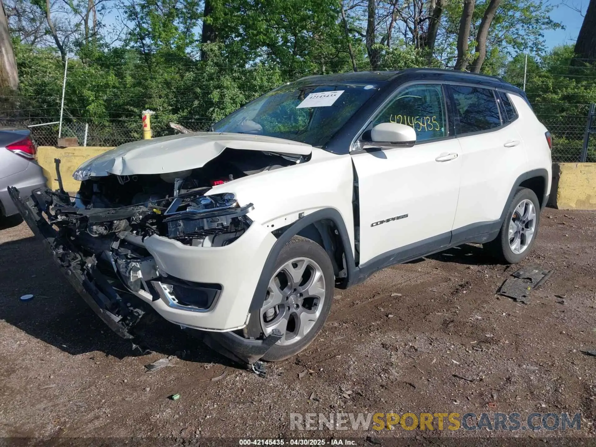 2 Photograph of a damaged car 3C4NJDCB6MT536712 JEEP COMPASS 2021