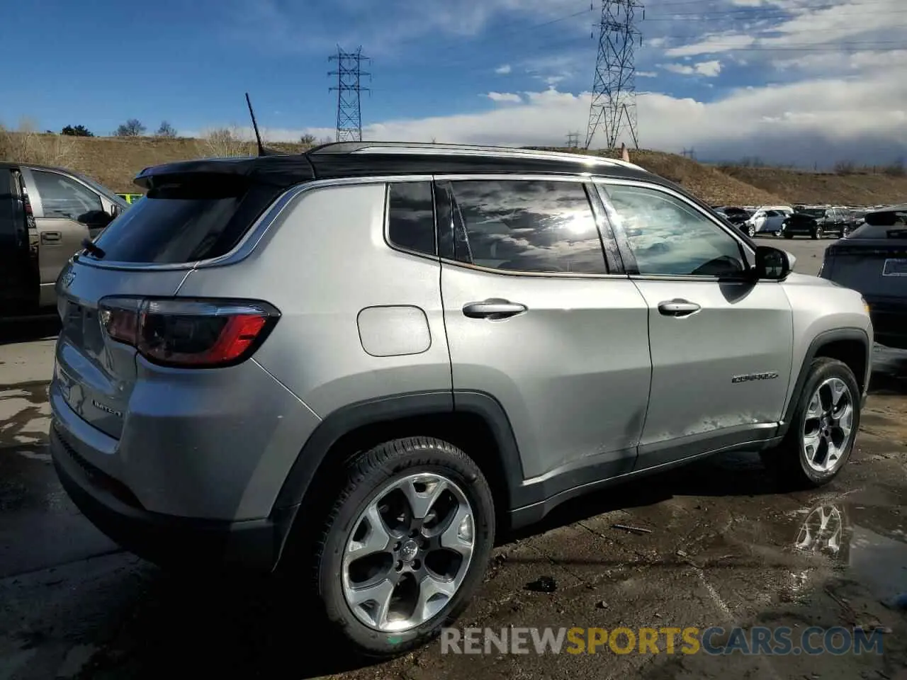 3 Photograph of a damaged car 3C4NJDCB6MT599633 JEEP COMPASS 2021
