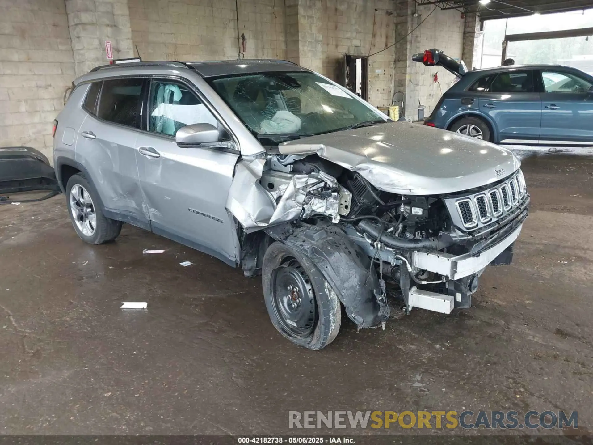 1 Photograph of a damaged car 3C4NJDCB8MT523718 JEEP COMPASS 2021
