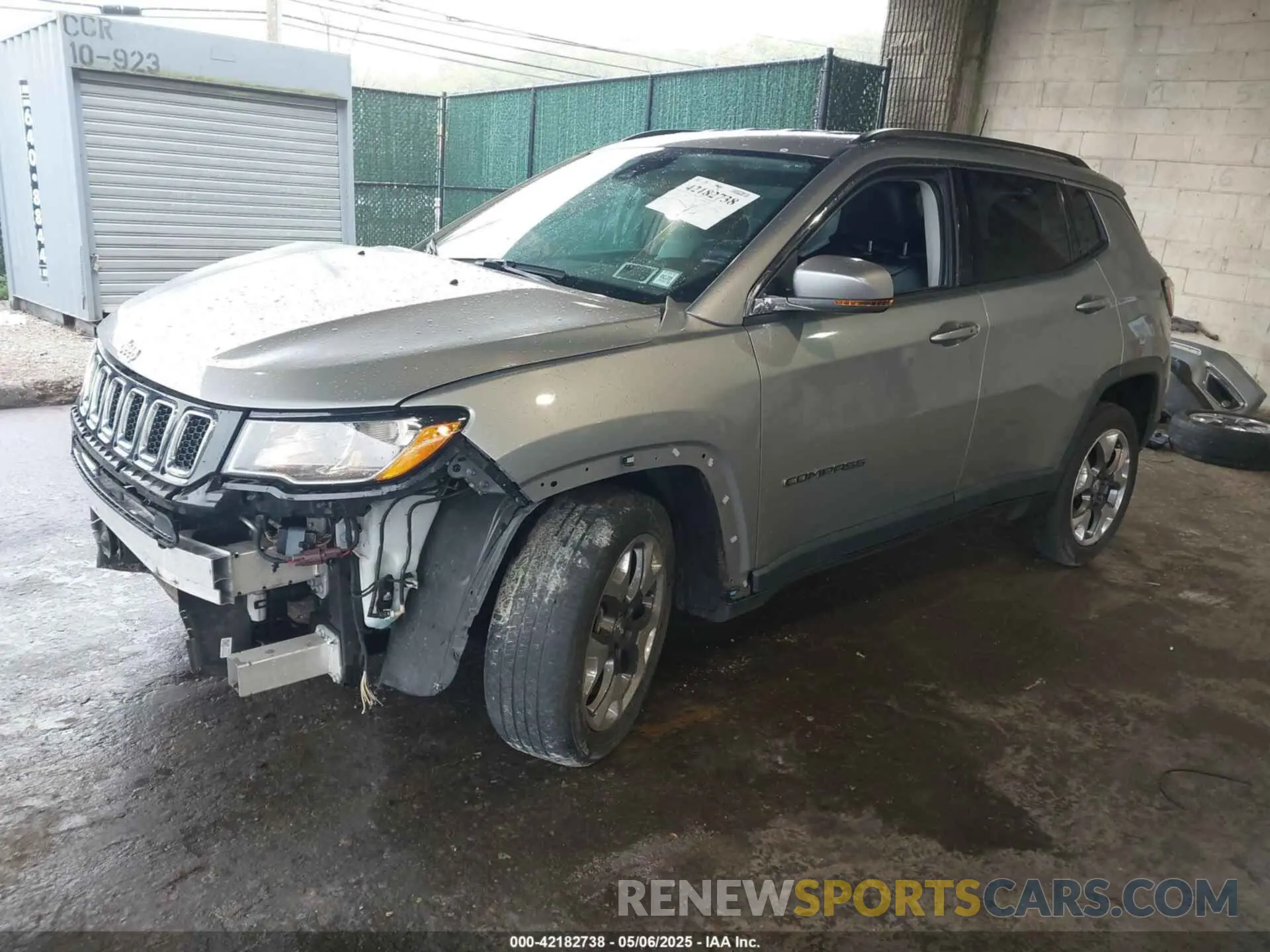 2 Photograph of a damaged car 3C4NJDCB8MT523718 JEEP COMPASS 2021