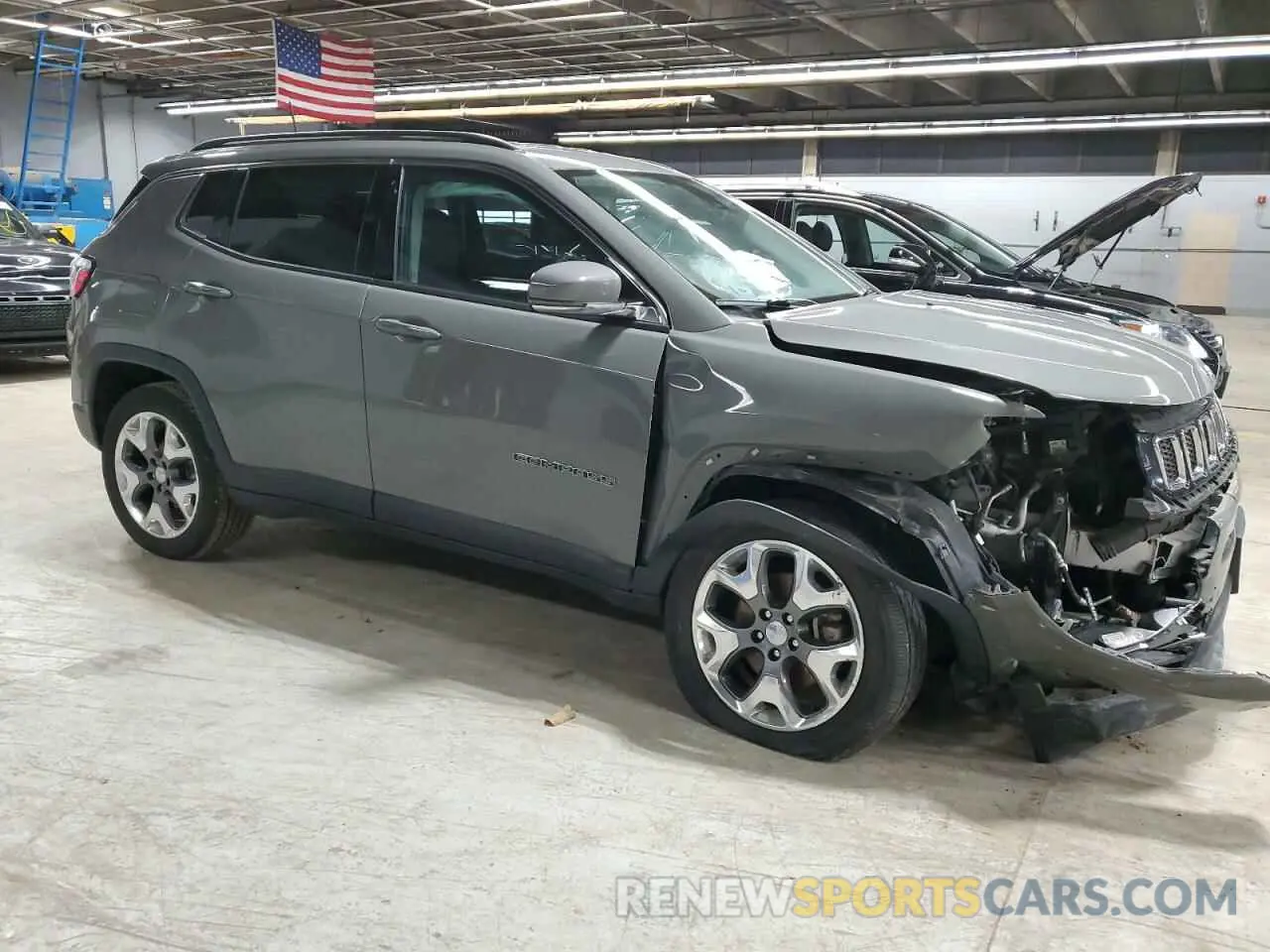 4 Photograph of a damaged car 3C4NJDCB8MT524030 JEEP COMPASS 2021