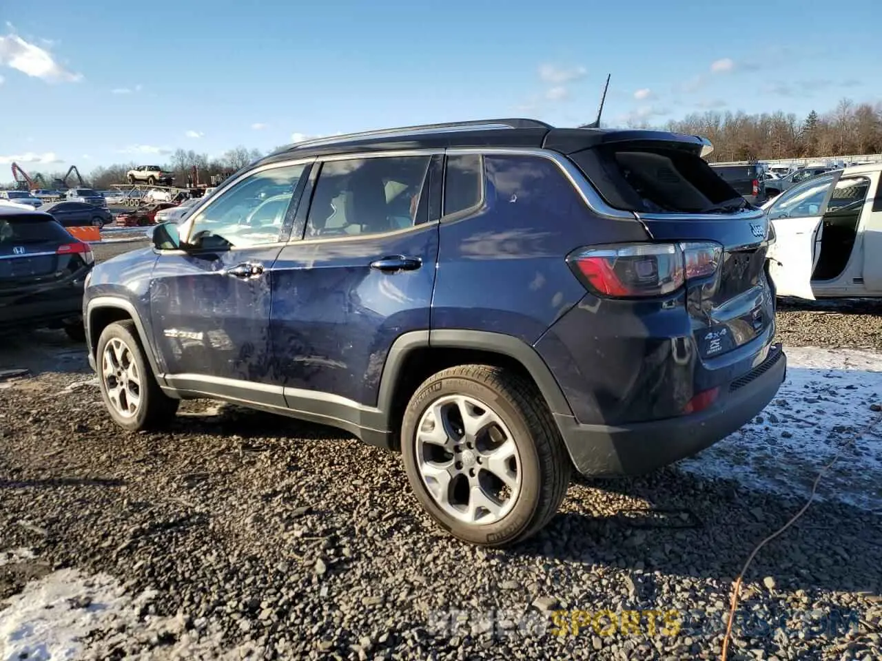 2 Photograph of a damaged car 3C4NJDCB8MT530975 JEEP COMPASS 2021
