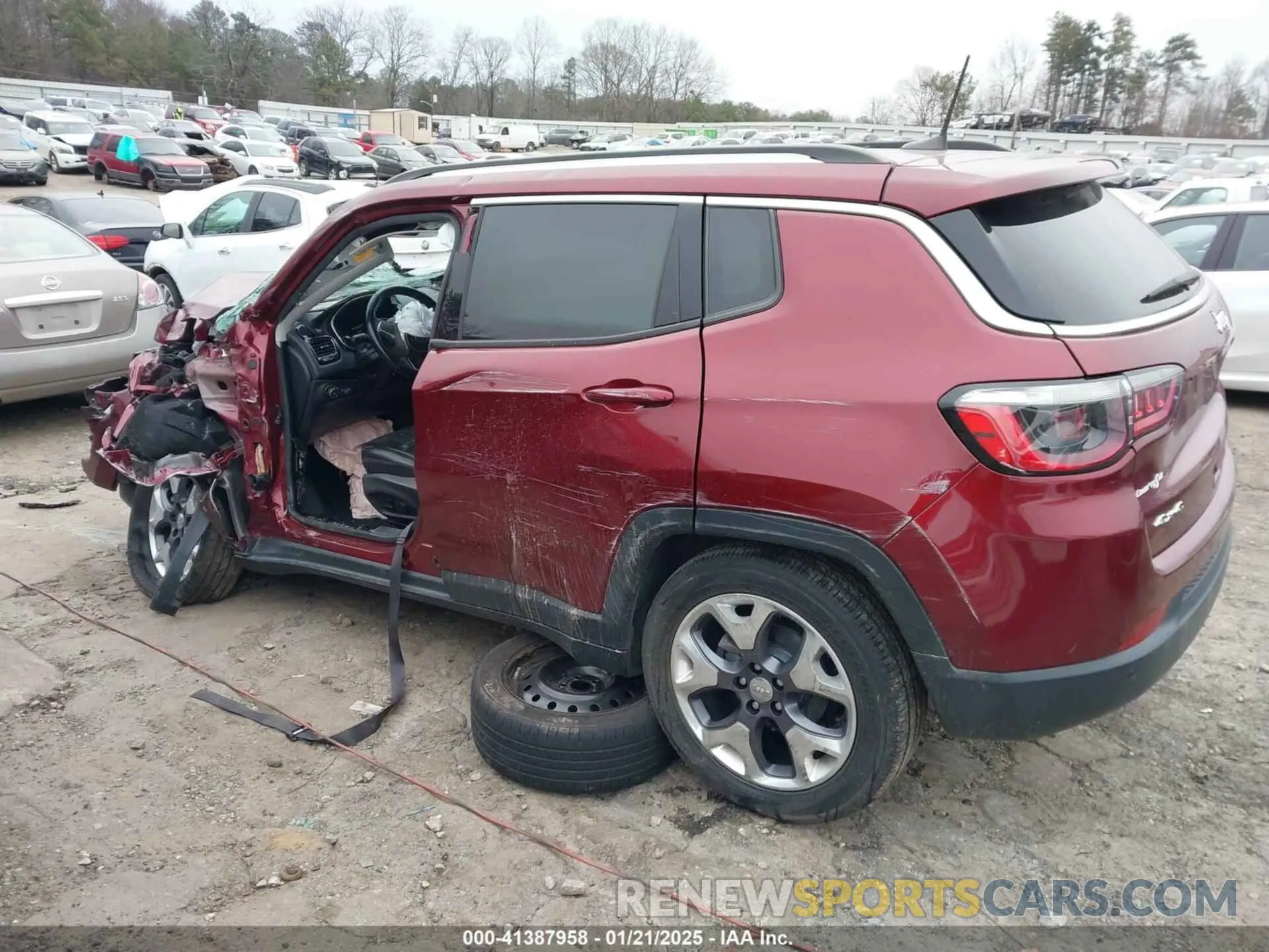 3 Photograph of a damaged car 3C4NJDCB8MT572661 JEEP COMPASS 2021