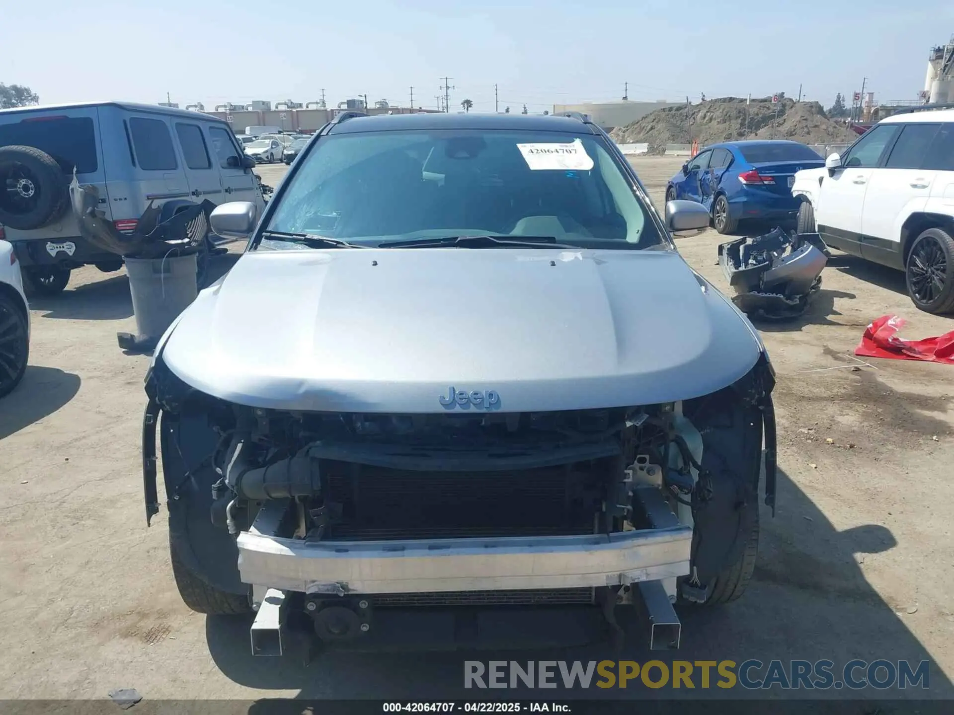 13 Photograph of a damaged car 3C4NJDCB8MT595535 JEEP COMPASS 2021