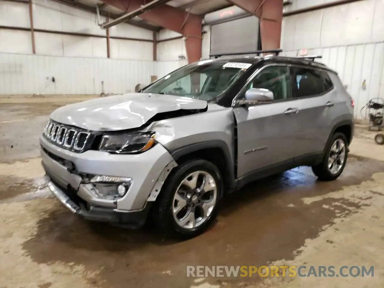 1 Photograph of a damaged car 3C4NJDCB9MT503428 JEEP COMPASS 2021