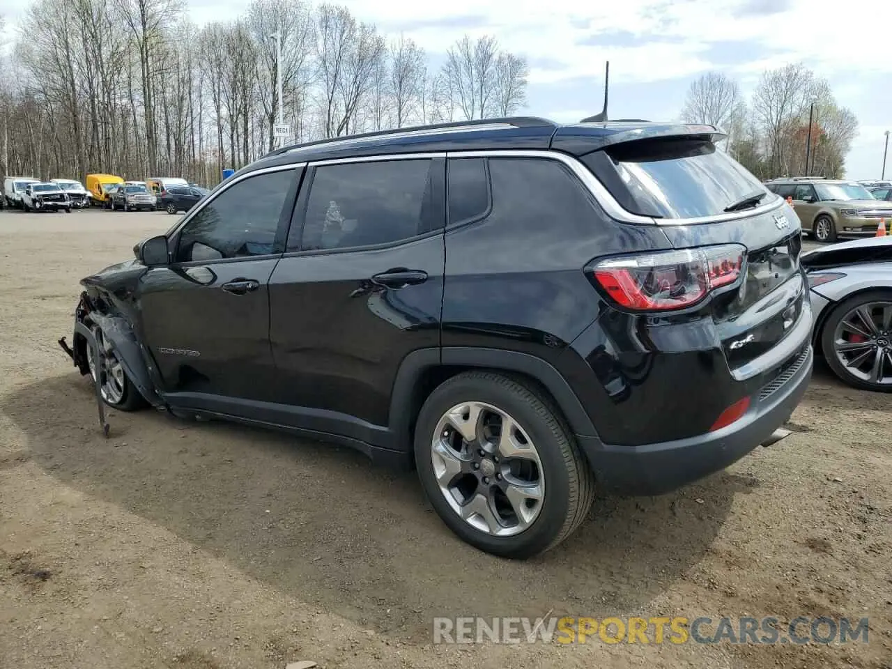 2 Photograph of a damaged car 3C4NJDCB9MT513196 JEEP COMPASS 2021