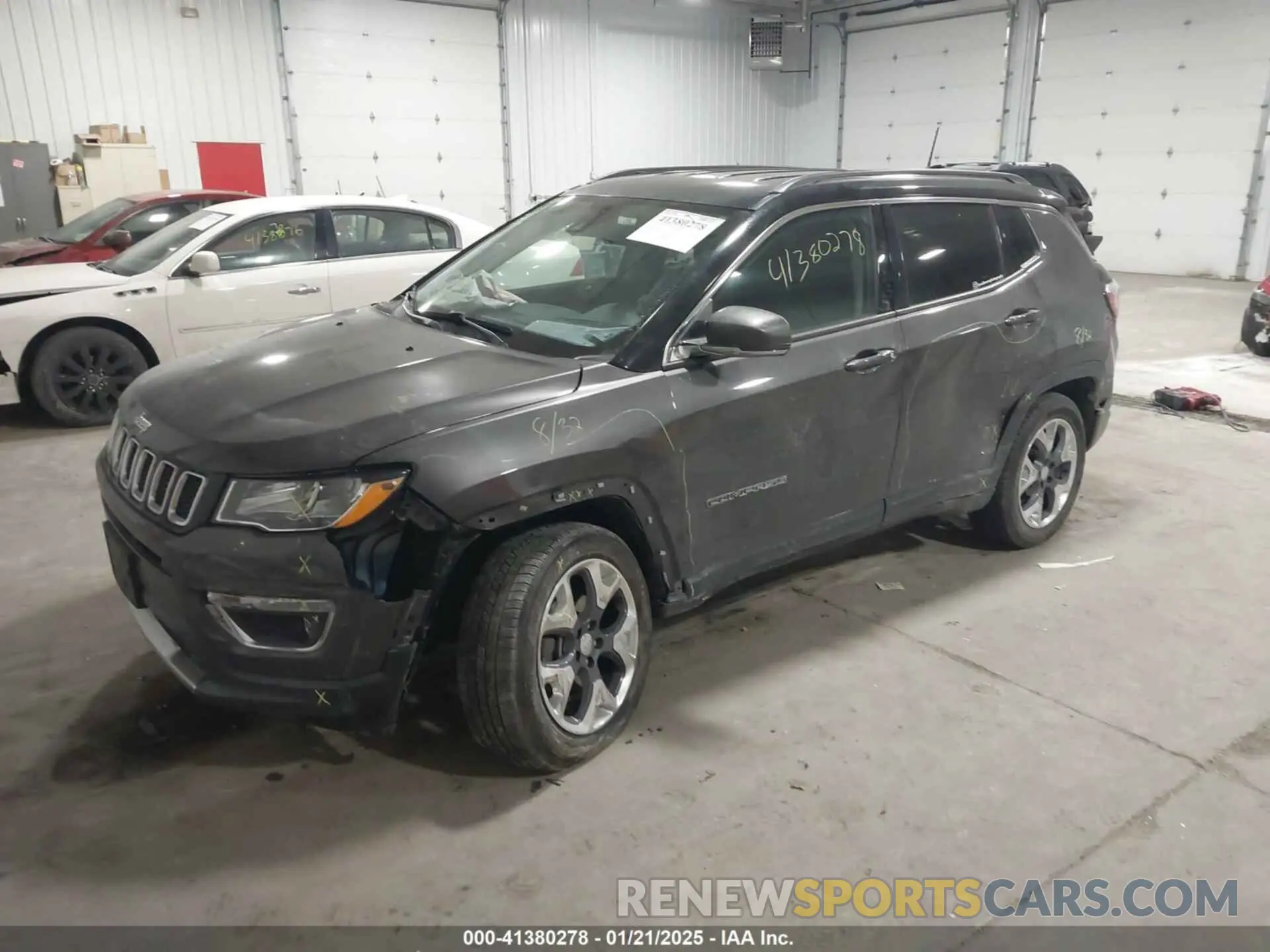 2 Photograph of a damaged car 3C4NJDCB9MT543766 JEEP COMPASS 2021