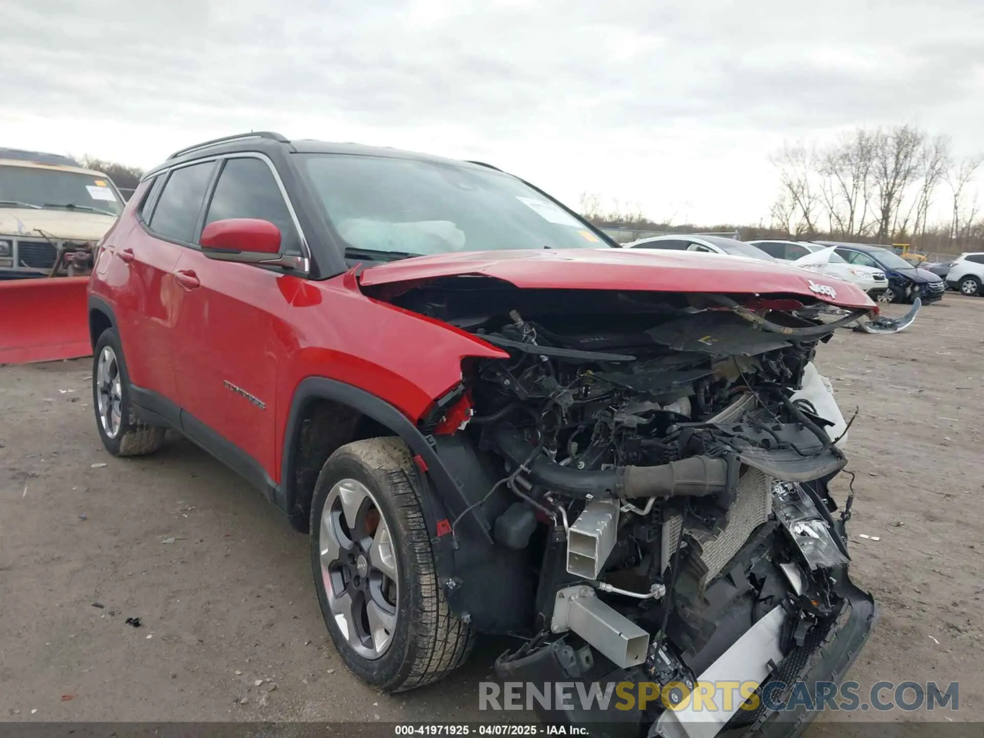 1 Photograph of a damaged car 3C4NJDCB9MT549759 JEEP COMPASS 2021