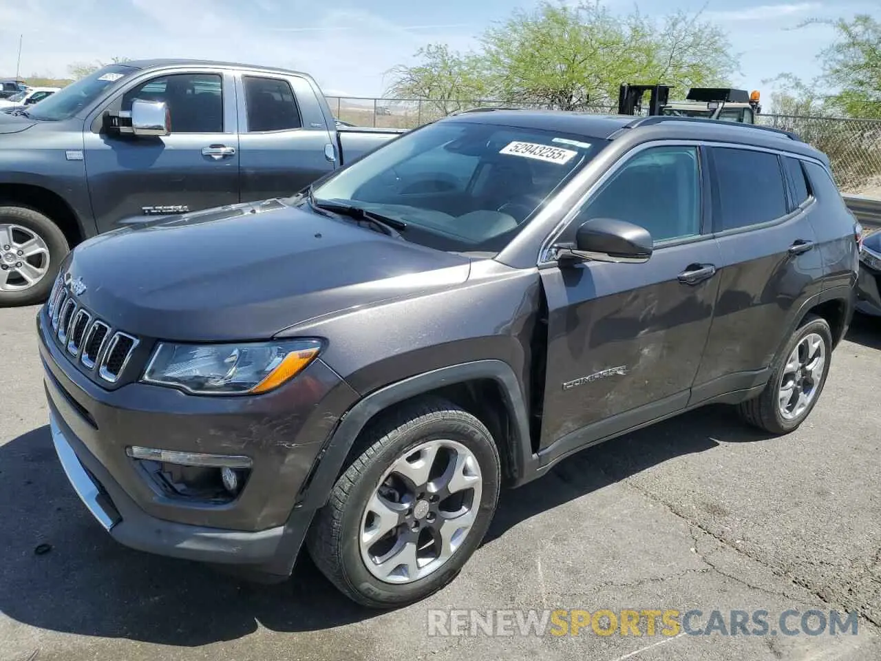 1 Photograph of a damaged car 3C4NJDCB9MT556517 JEEP COMPASS 2021
