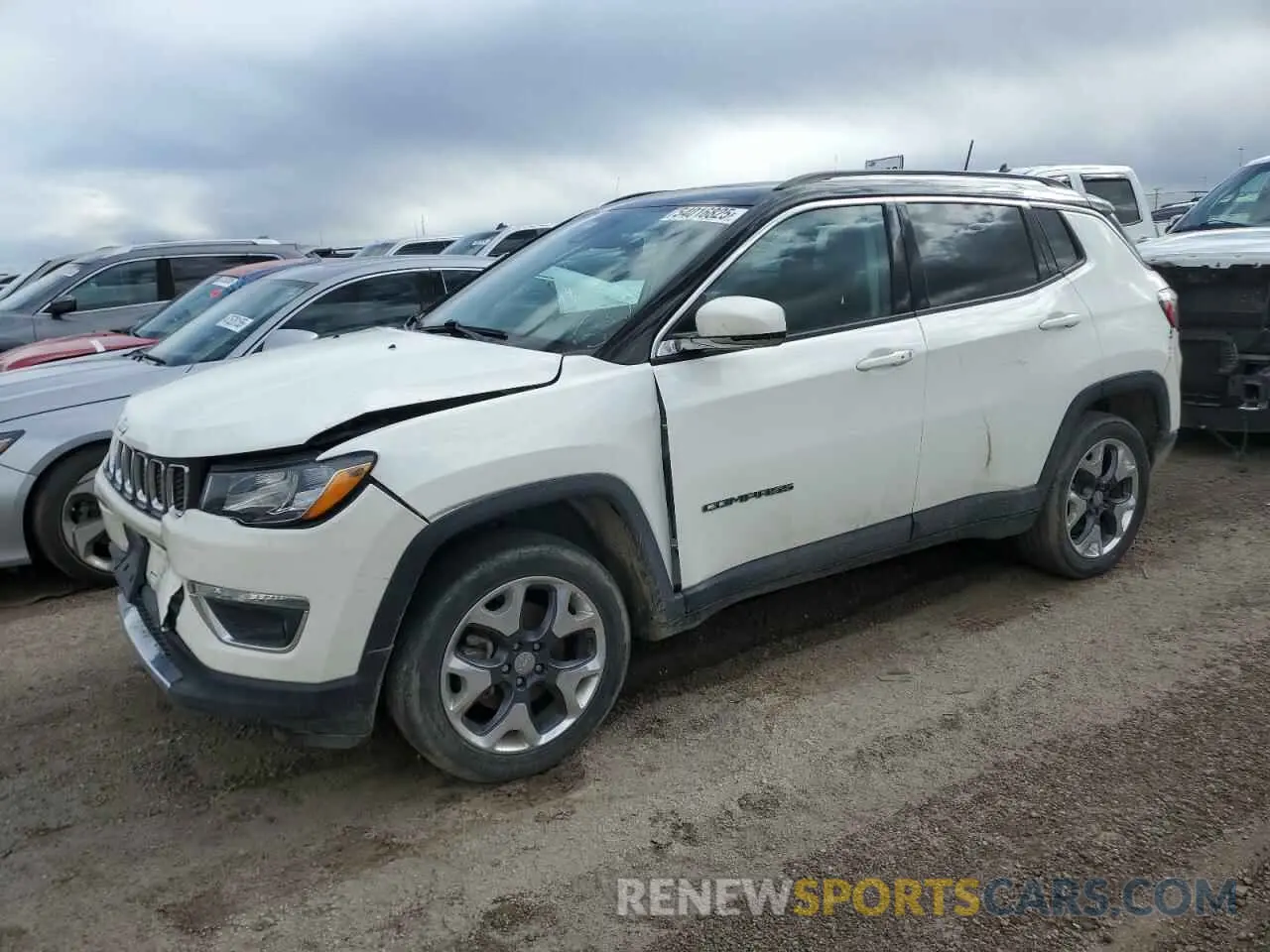 1 Photograph of a damaged car 3C4NJDCBXMT506130 JEEP COMPASS 2021
