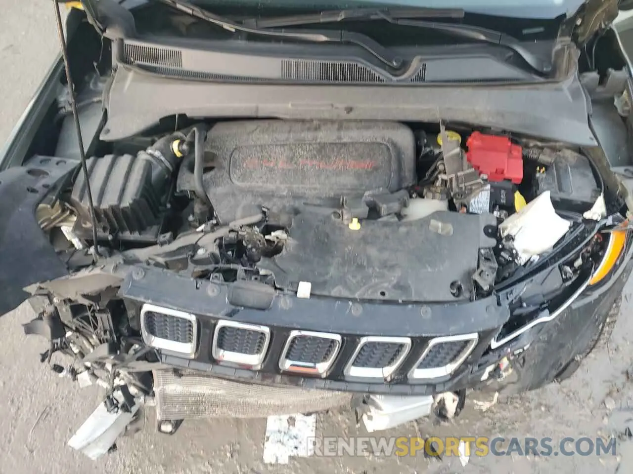 12 Photograph of a damaged car 3C4NJDCBXMT527379 JEEP COMPASS 2021