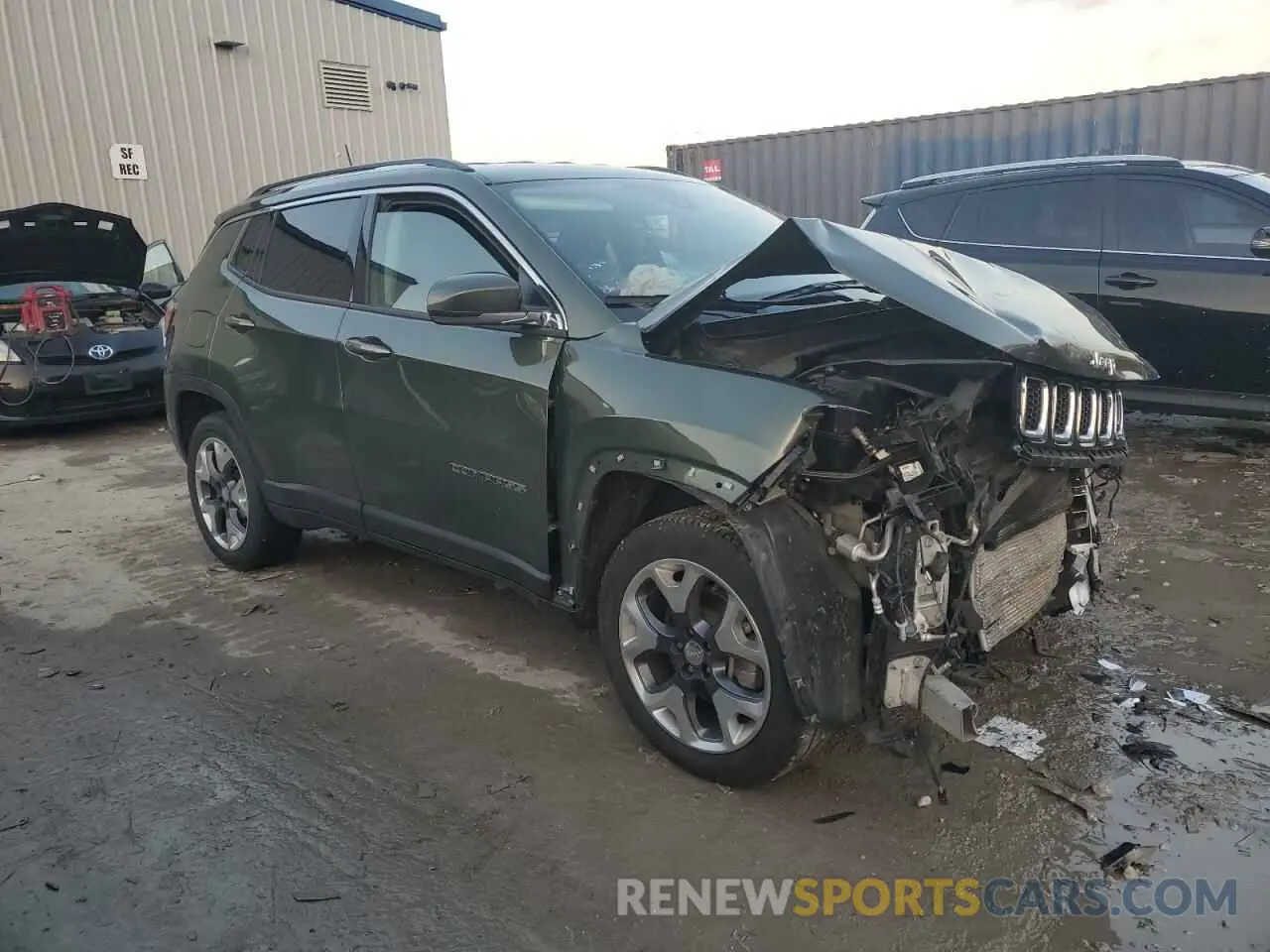 4 Photograph of a damaged car 3C4NJDCBXMT527379 JEEP COMPASS 2021