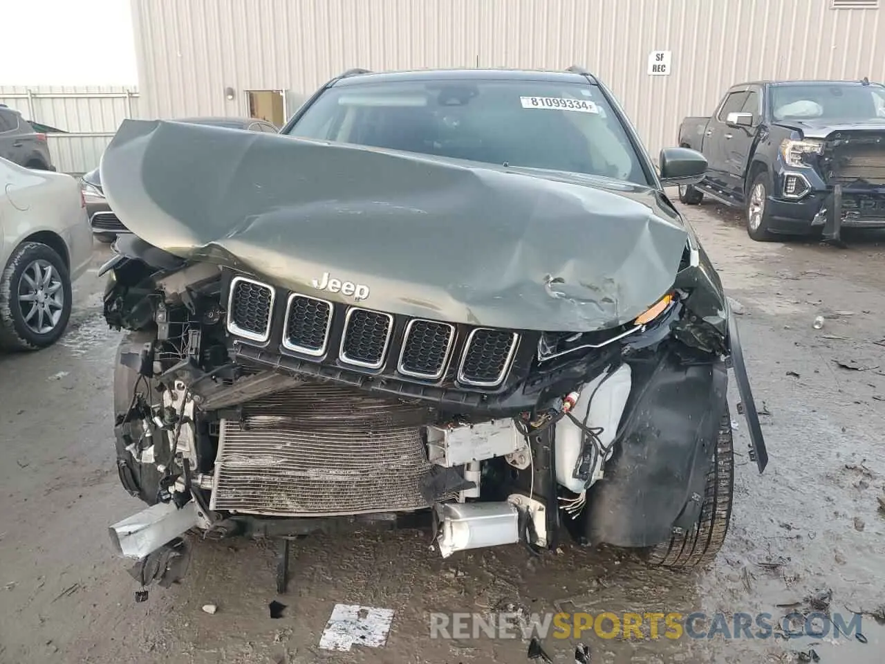 5 Photograph of a damaged car 3C4NJDCBXMT527379 JEEP COMPASS 2021