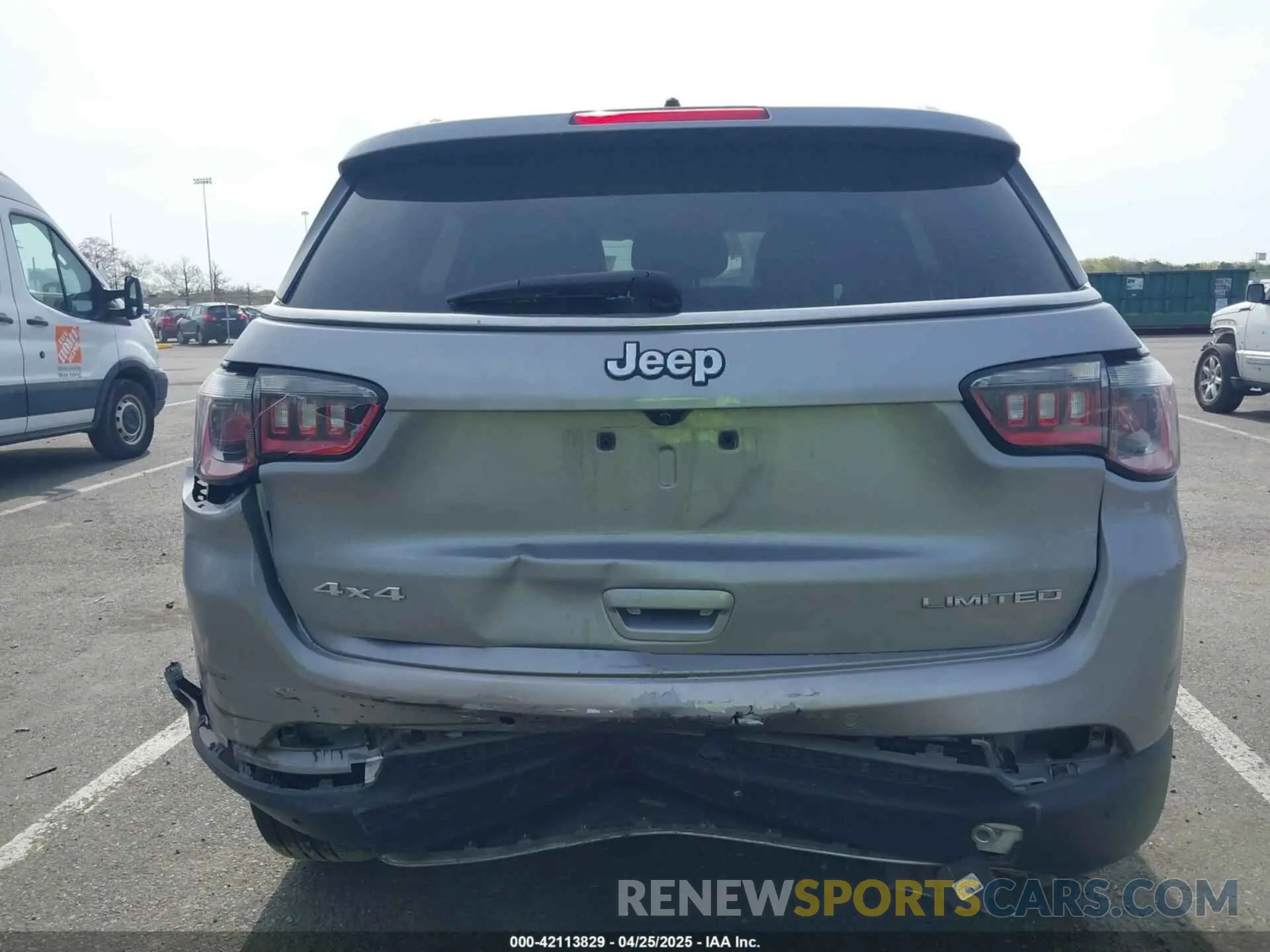 16 Photograph of a damaged car 3C4NJDCBXMT528015 JEEP COMPASS 2021