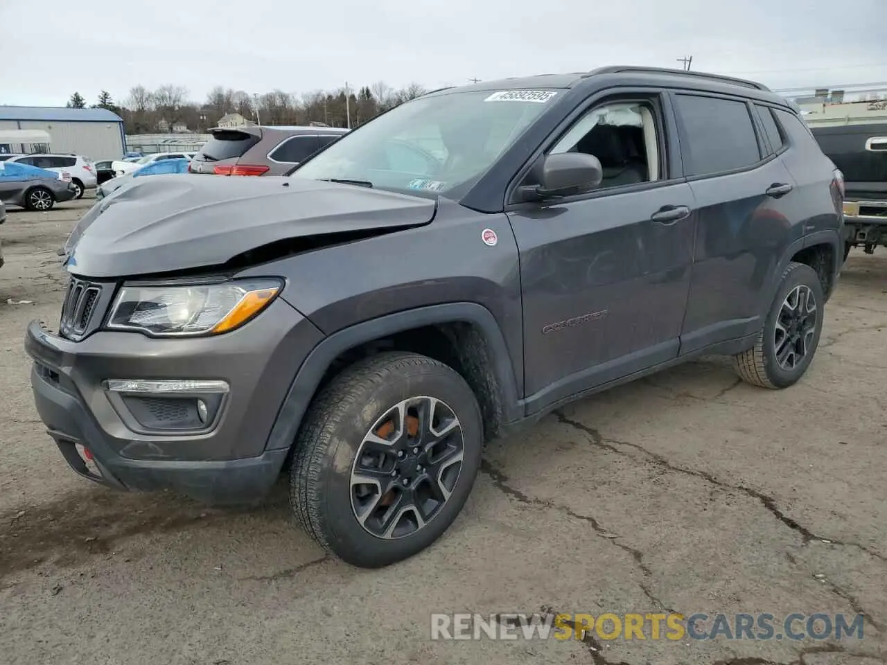 1 Photograph of a damaged car 3C4NJDDB1MT523820 JEEP COMPASS 2021