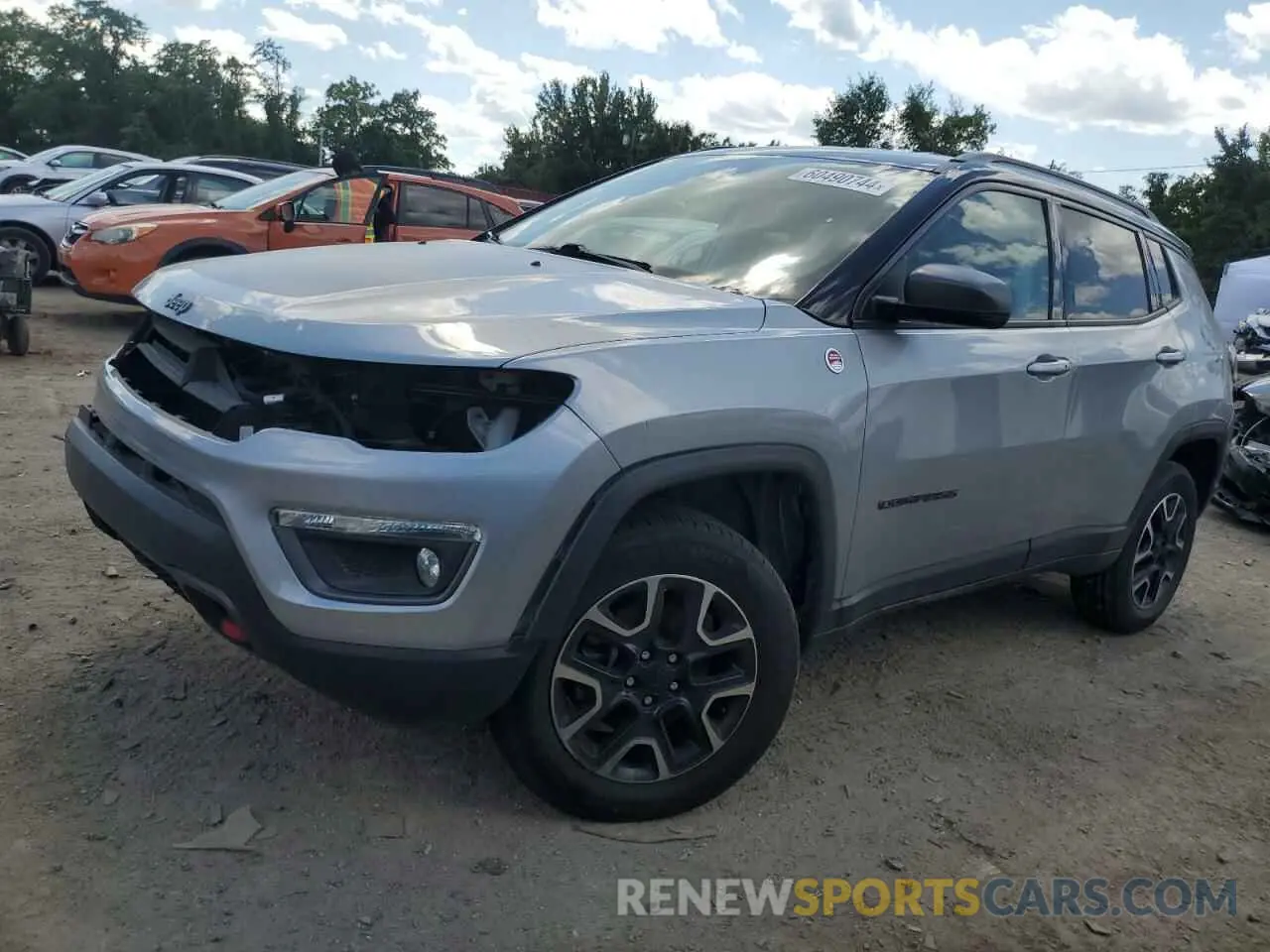 1 Photograph of a damaged car 3C4NJDDB1MT529228 JEEP COMPASS 2021