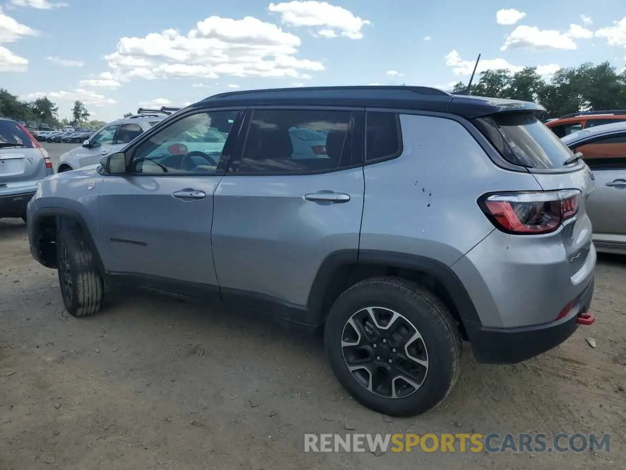 2 Photograph of a damaged car 3C4NJDDB1MT529228 JEEP COMPASS 2021