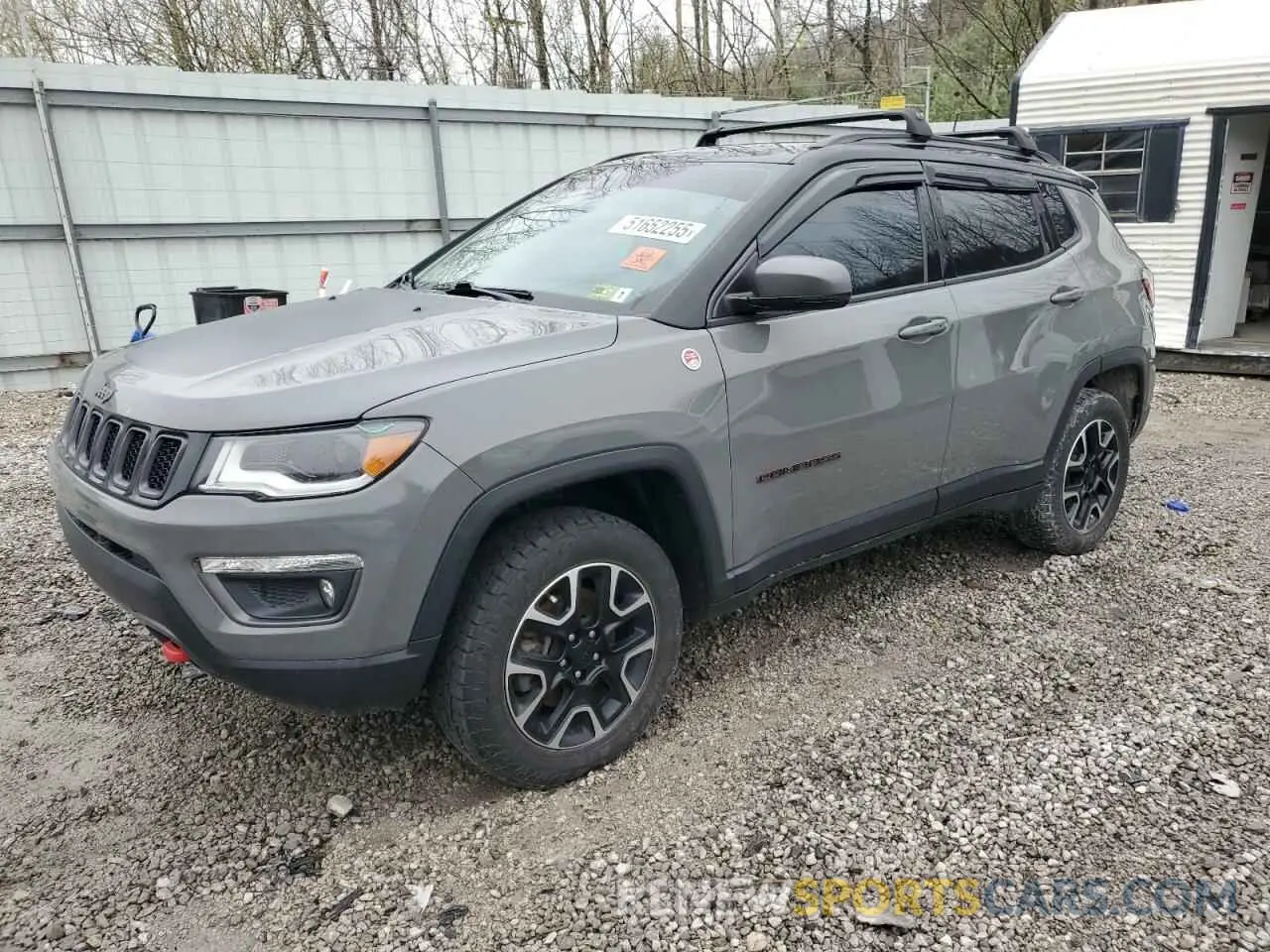 1 Photograph of a damaged car 3C4NJDDB2MT566157 JEEP COMPASS 2021
