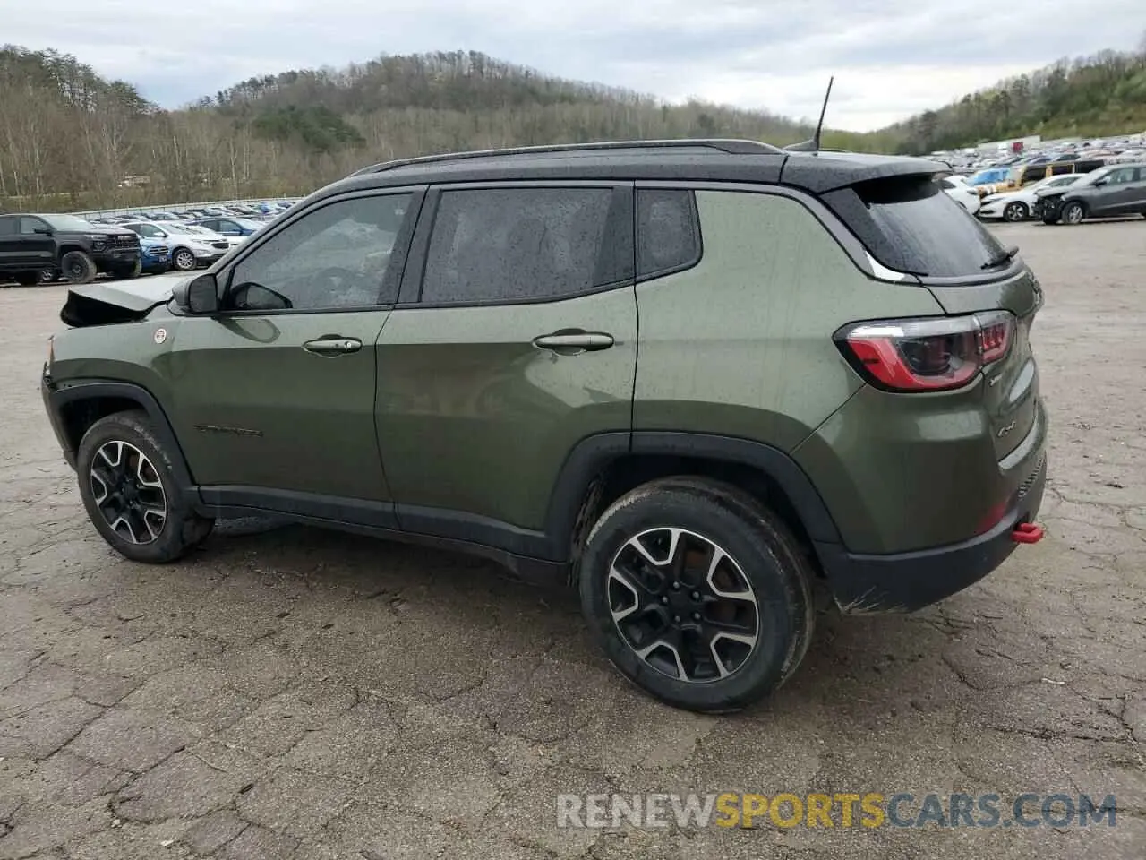2 Photograph of a damaged car 3C4NJDDB3MT515203 JEEP COMPASS 2021