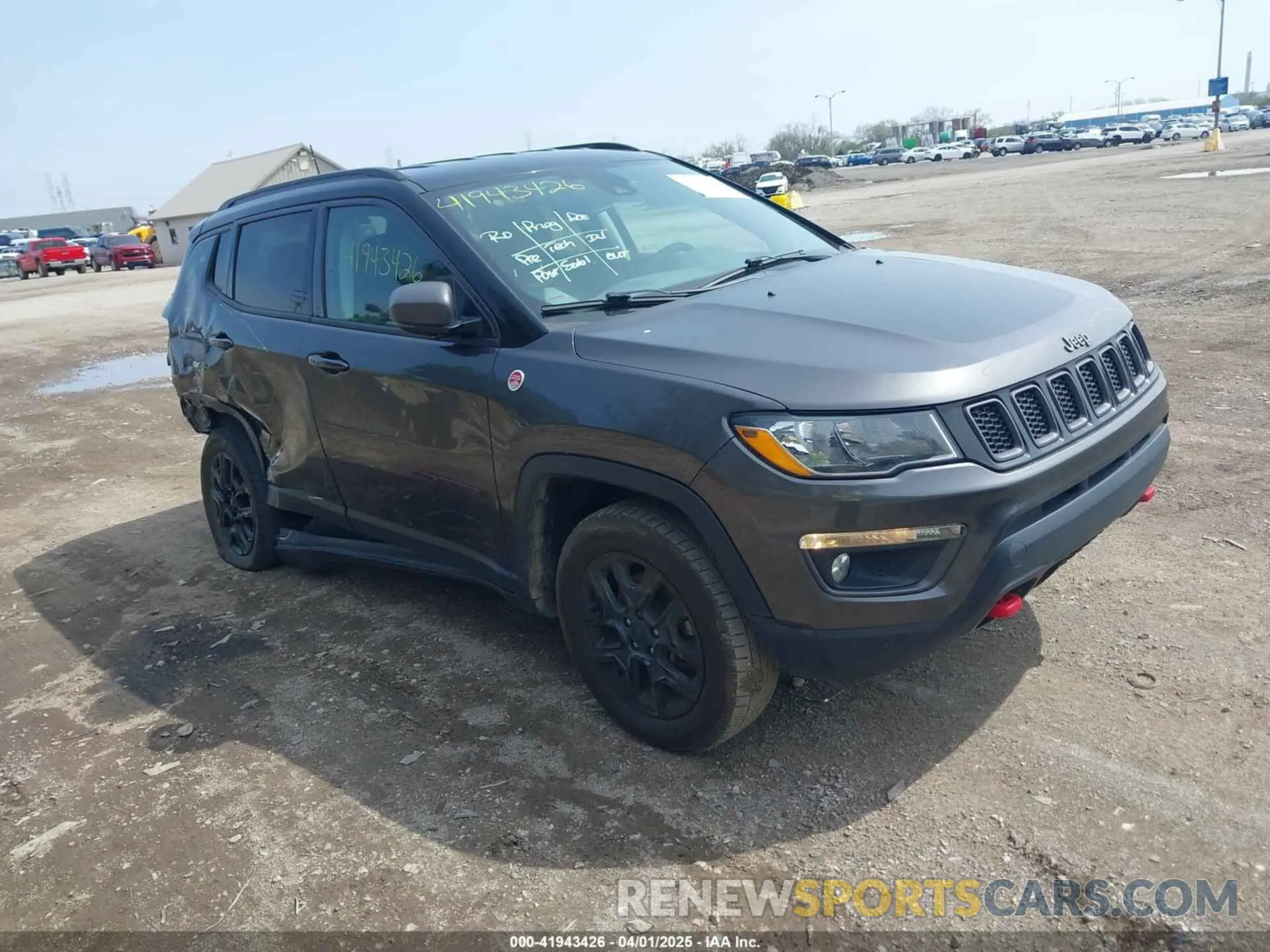 1 Photograph of a damaged car 3C4NJDDB3MT529263 JEEP COMPASS 2021
