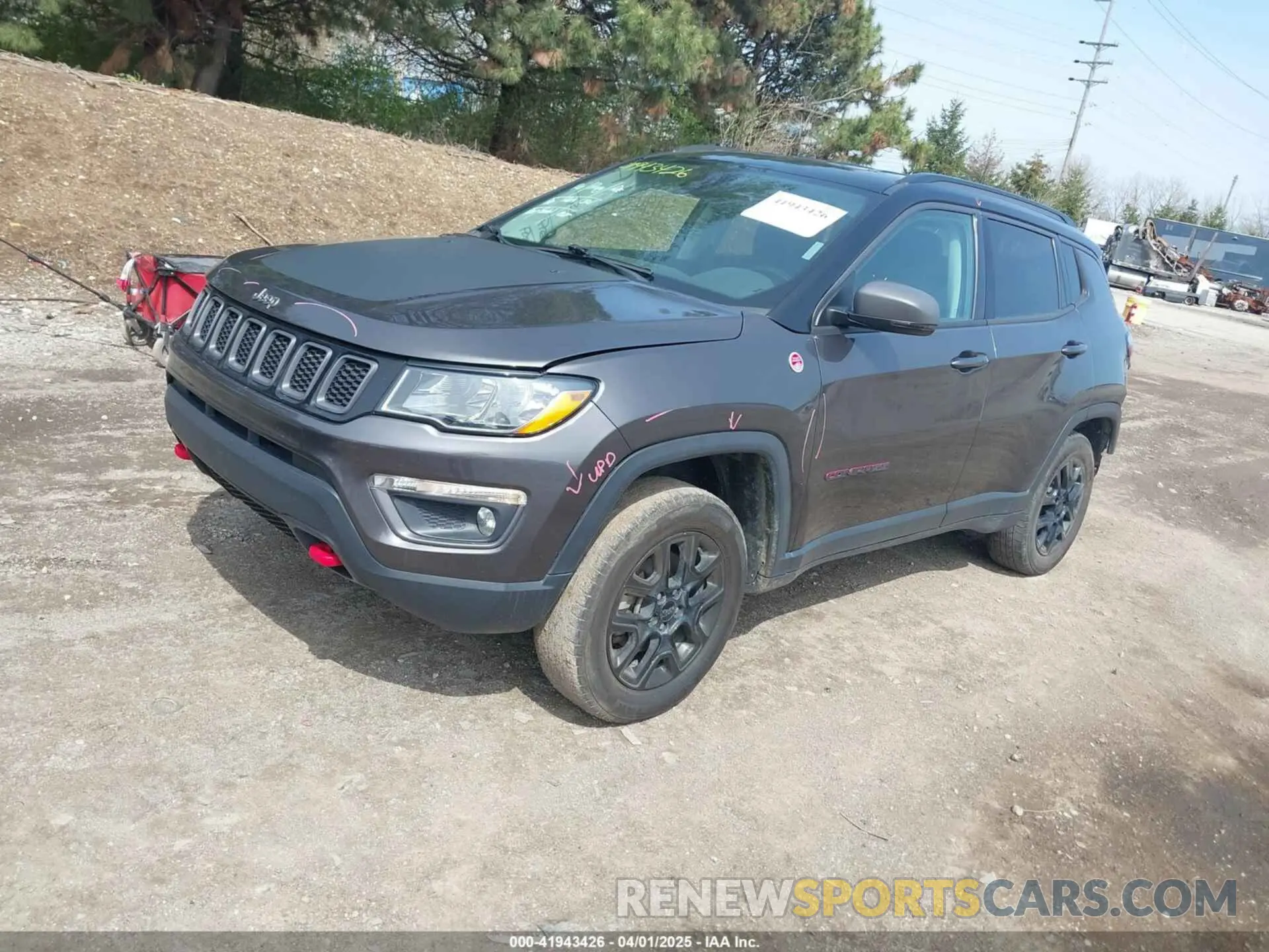 2 Photograph of a damaged car 3C4NJDDB3MT529263 JEEP COMPASS 2021