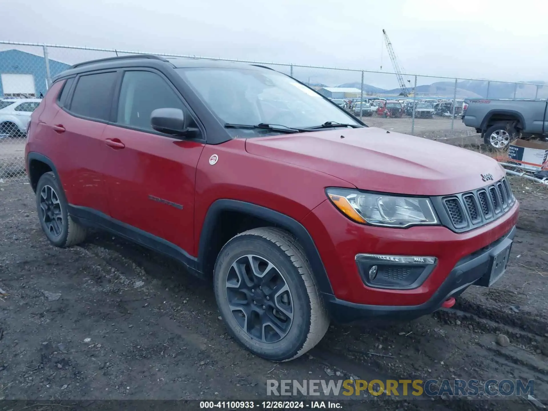 1 Photograph of a damaged car 3C4NJDDB4MT574275 JEEP COMPASS 2021