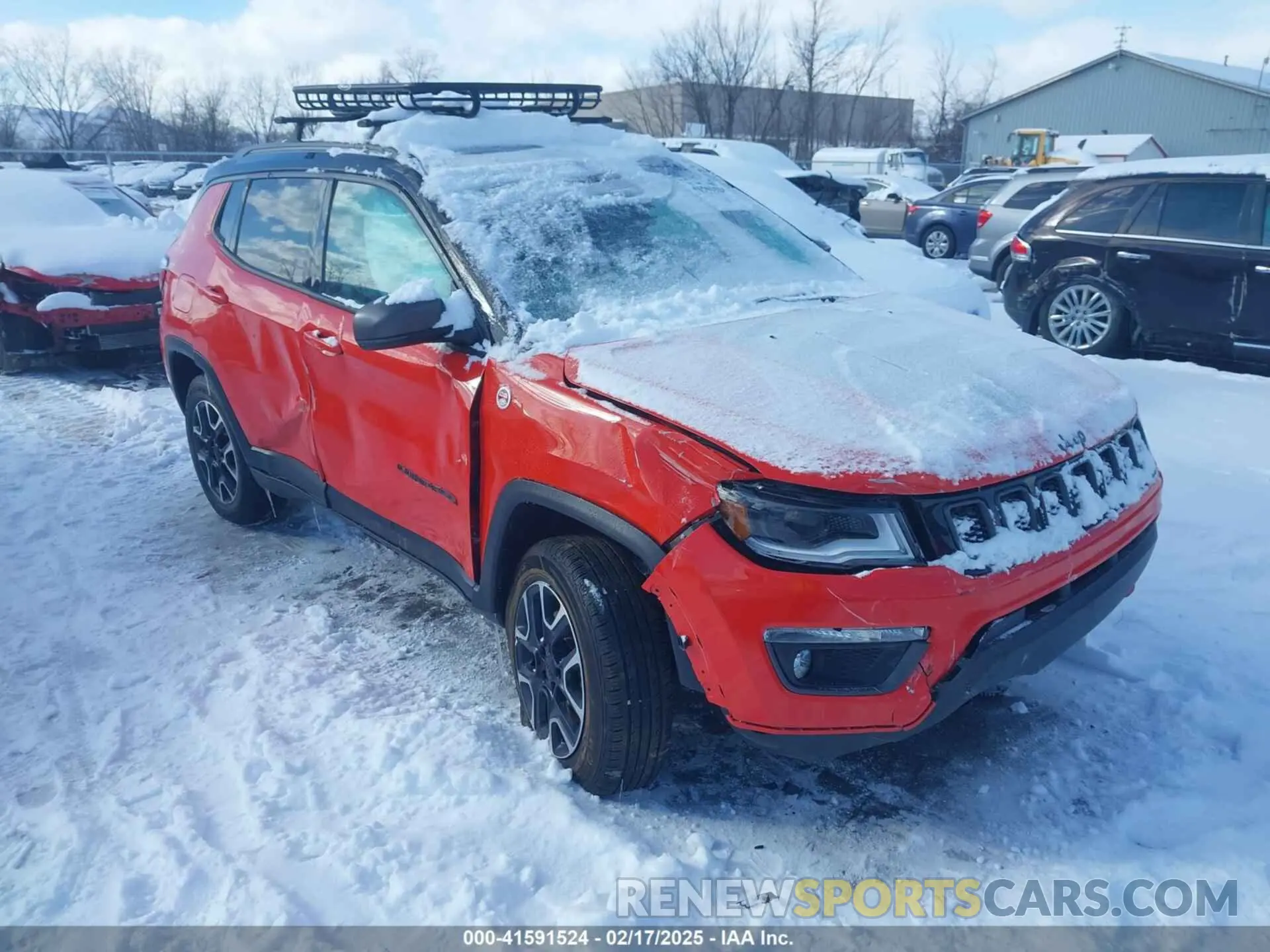 1 Photograph of a damaged car 3C4NJDDB6MT525269 JEEP COMPASS 2021