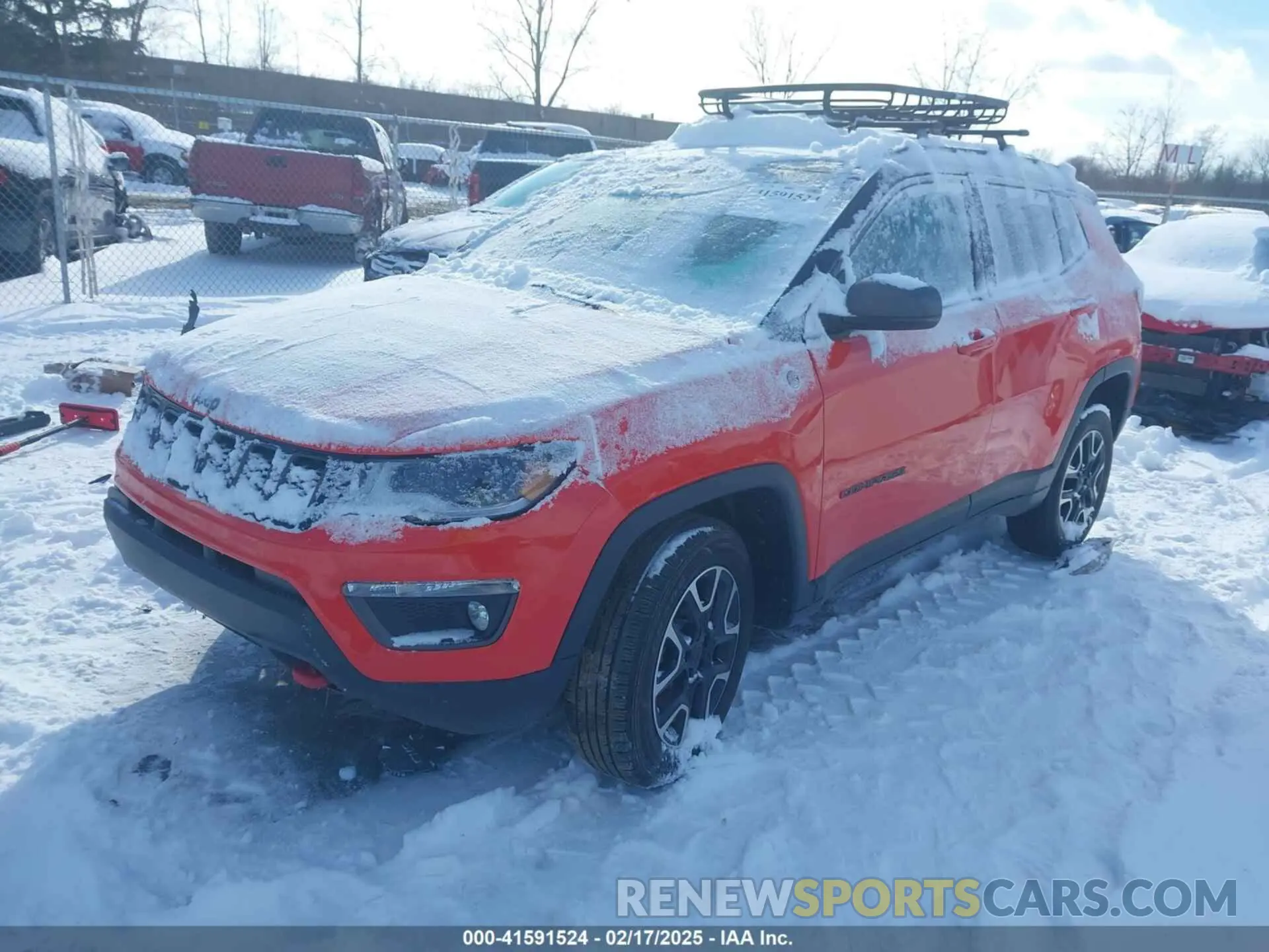 2 Photograph of a damaged car 3C4NJDDB6MT525269 JEEP COMPASS 2021