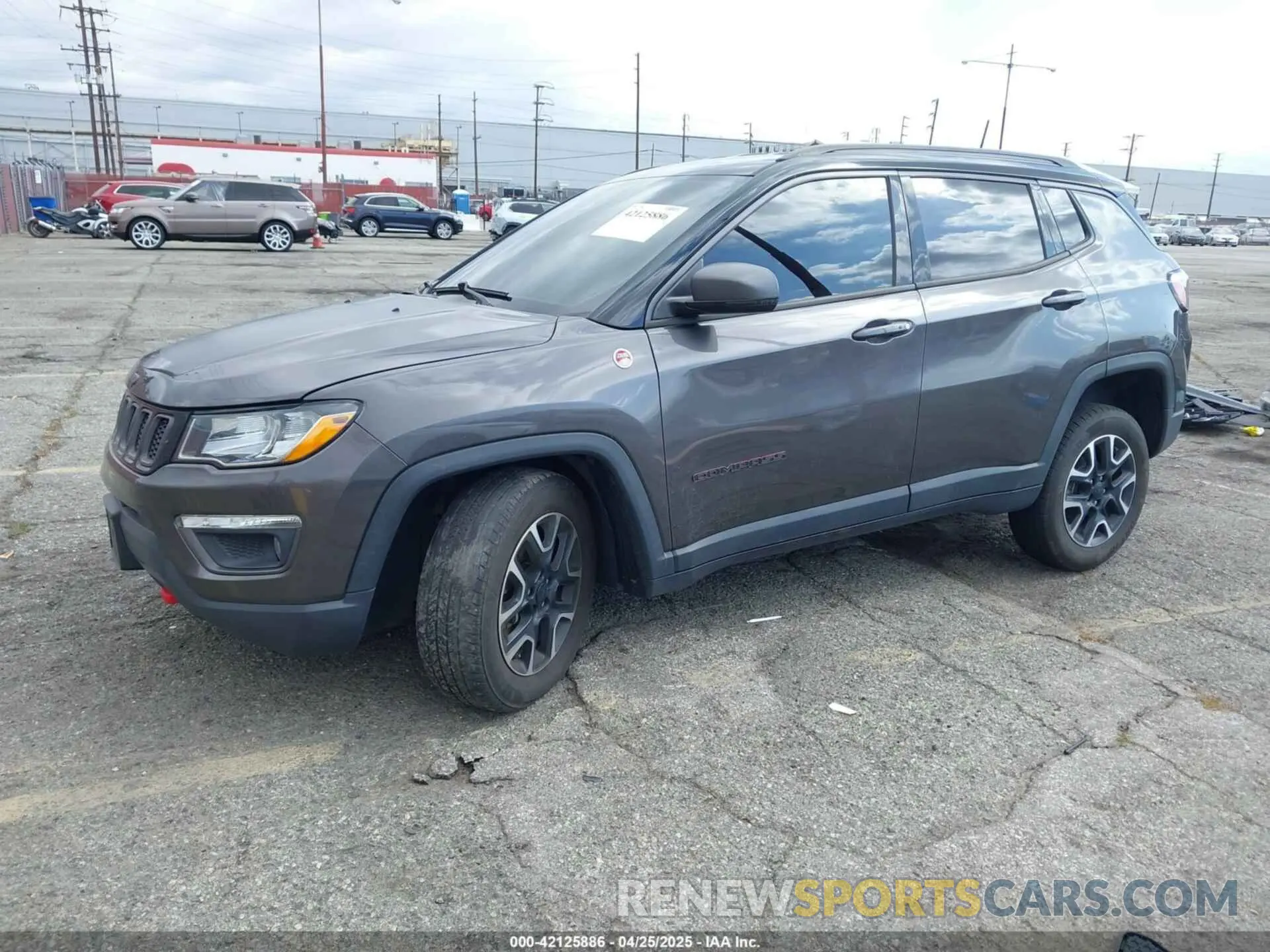 2 Photograph of a damaged car 3C4NJDDB6MT561074 JEEP COMPASS 2021