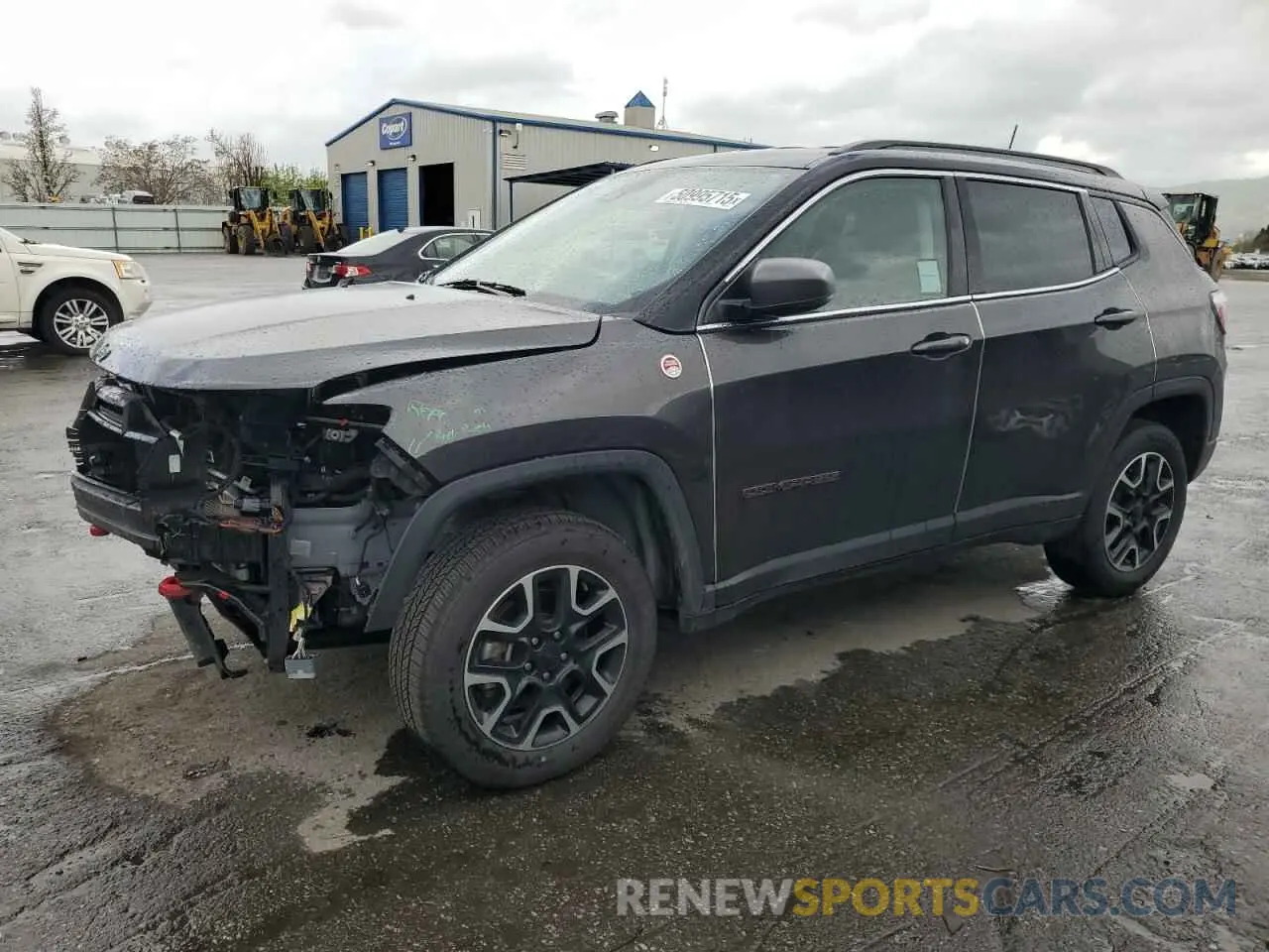 1 Photograph of a damaged car 3C4NJDDB7MT600738 JEEP COMPASS 2021