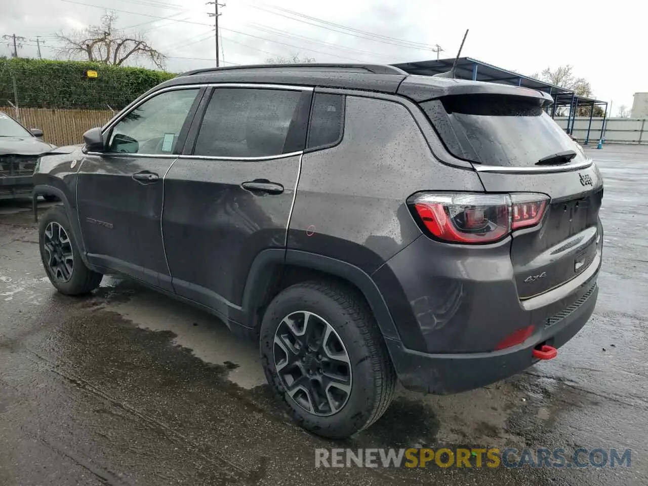 2 Photograph of a damaged car 3C4NJDDB7MT600738 JEEP COMPASS 2021
