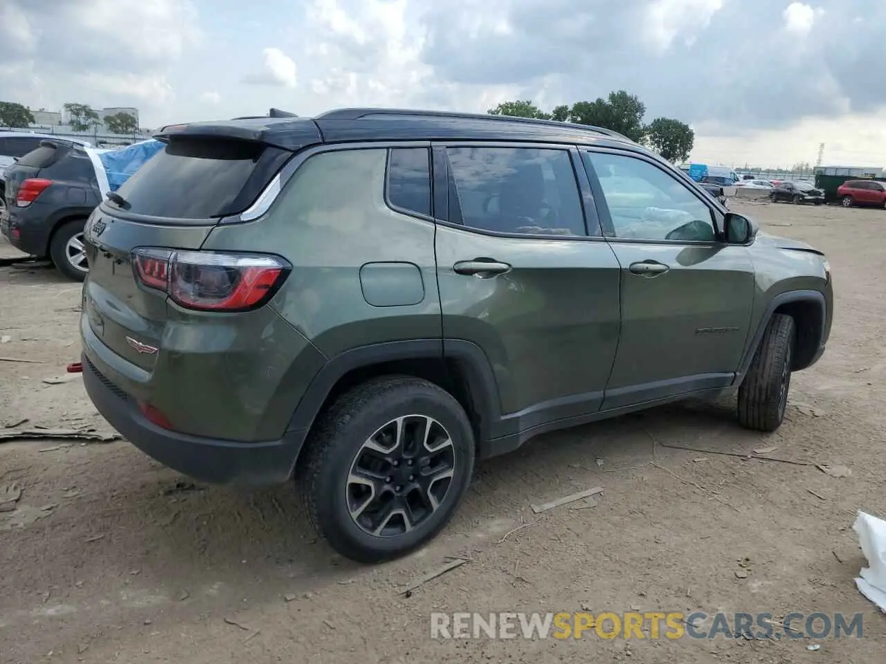 3 Photograph of a damaged car 3C4NJDDB9MT523614 JEEP COMPASS 2021