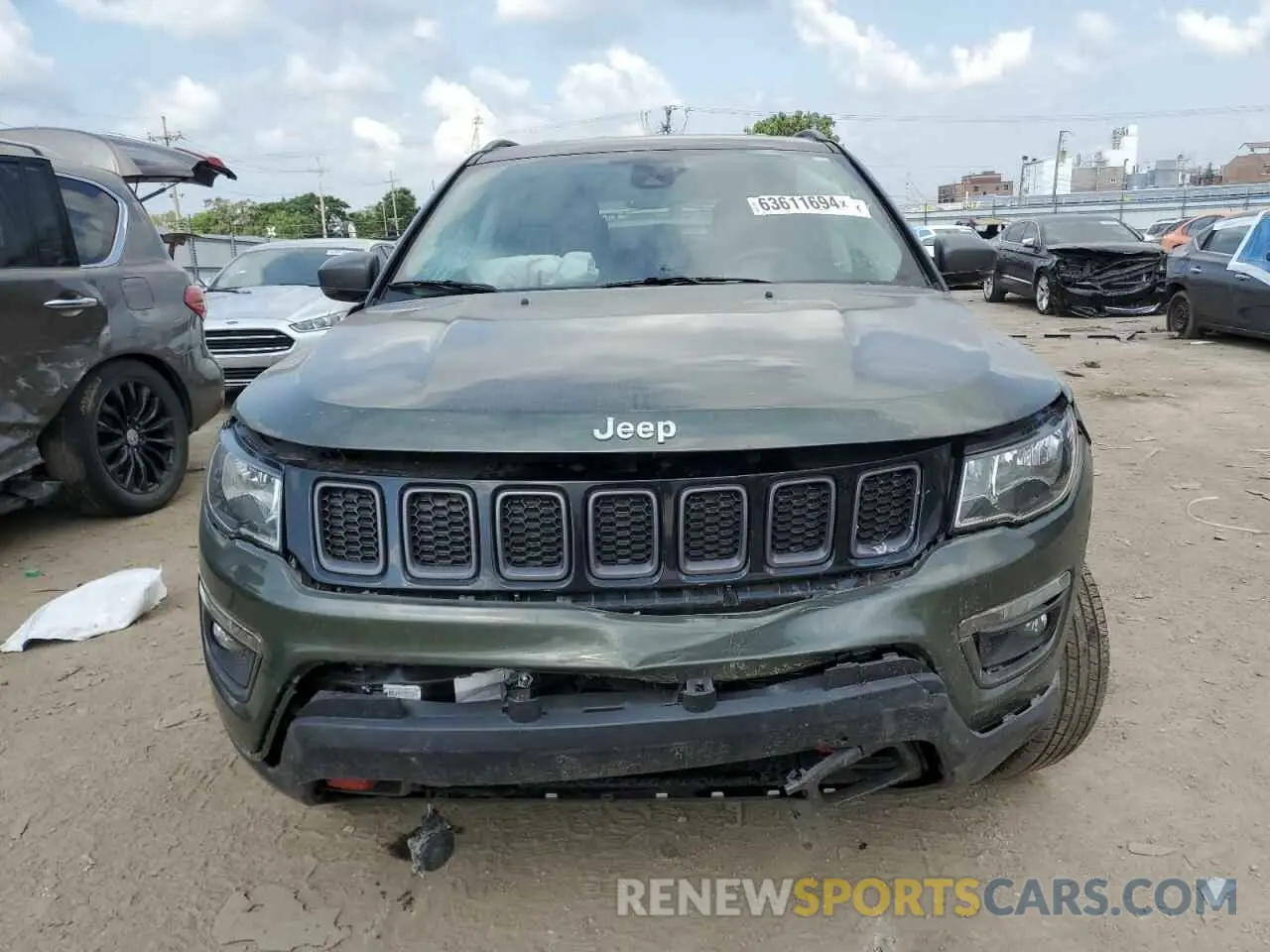 5 Photograph of a damaged car 3C4NJDDB9MT523614 JEEP COMPASS 2021