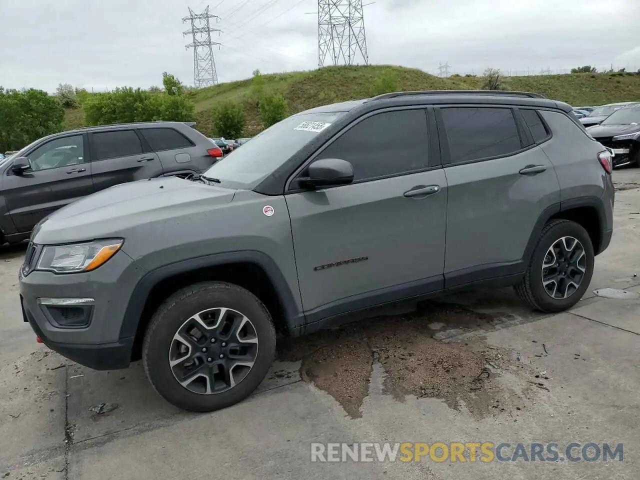 1 Photograph of a damaged car 3C4NJDDB9MT594344 JEEP COMPASS 2021