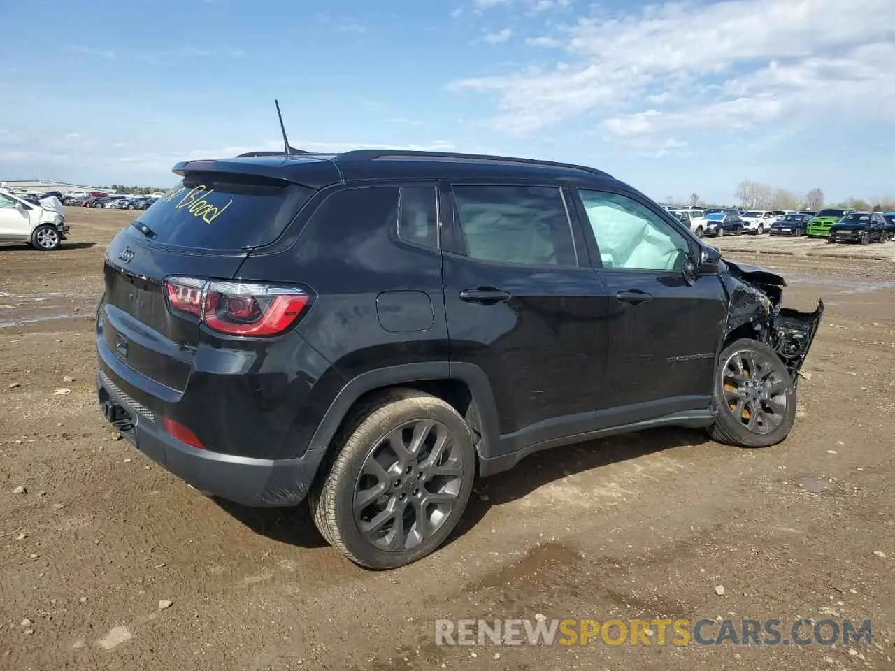 3 Photograph of a damaged car 3C4NJDEB0MT553812 JEEP COMPASS 2021