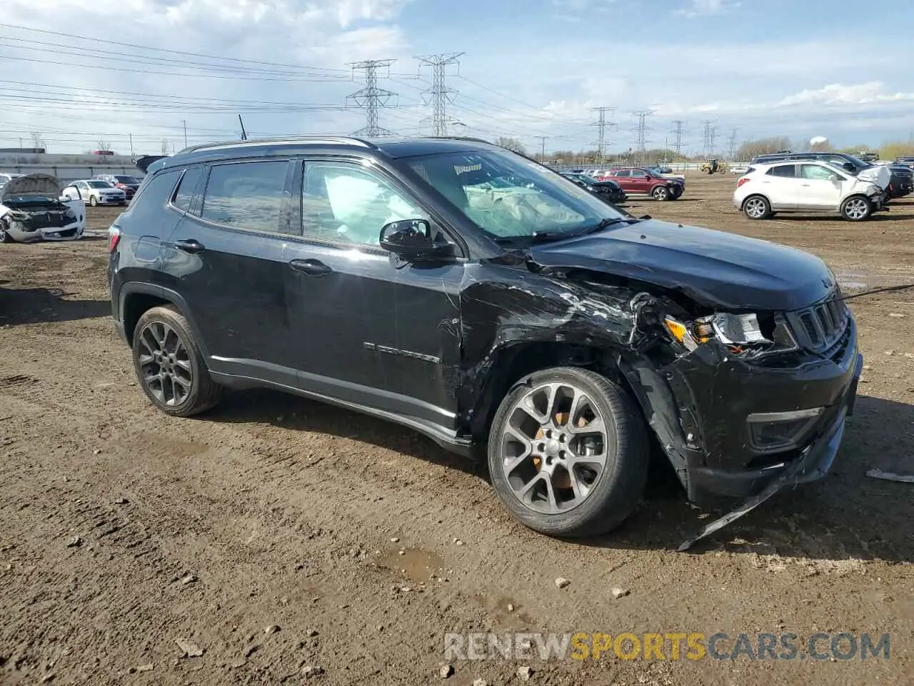 4 Photograph of a damaged car 3C4NJDEB0MT553812 JEEP COMPASS 2021