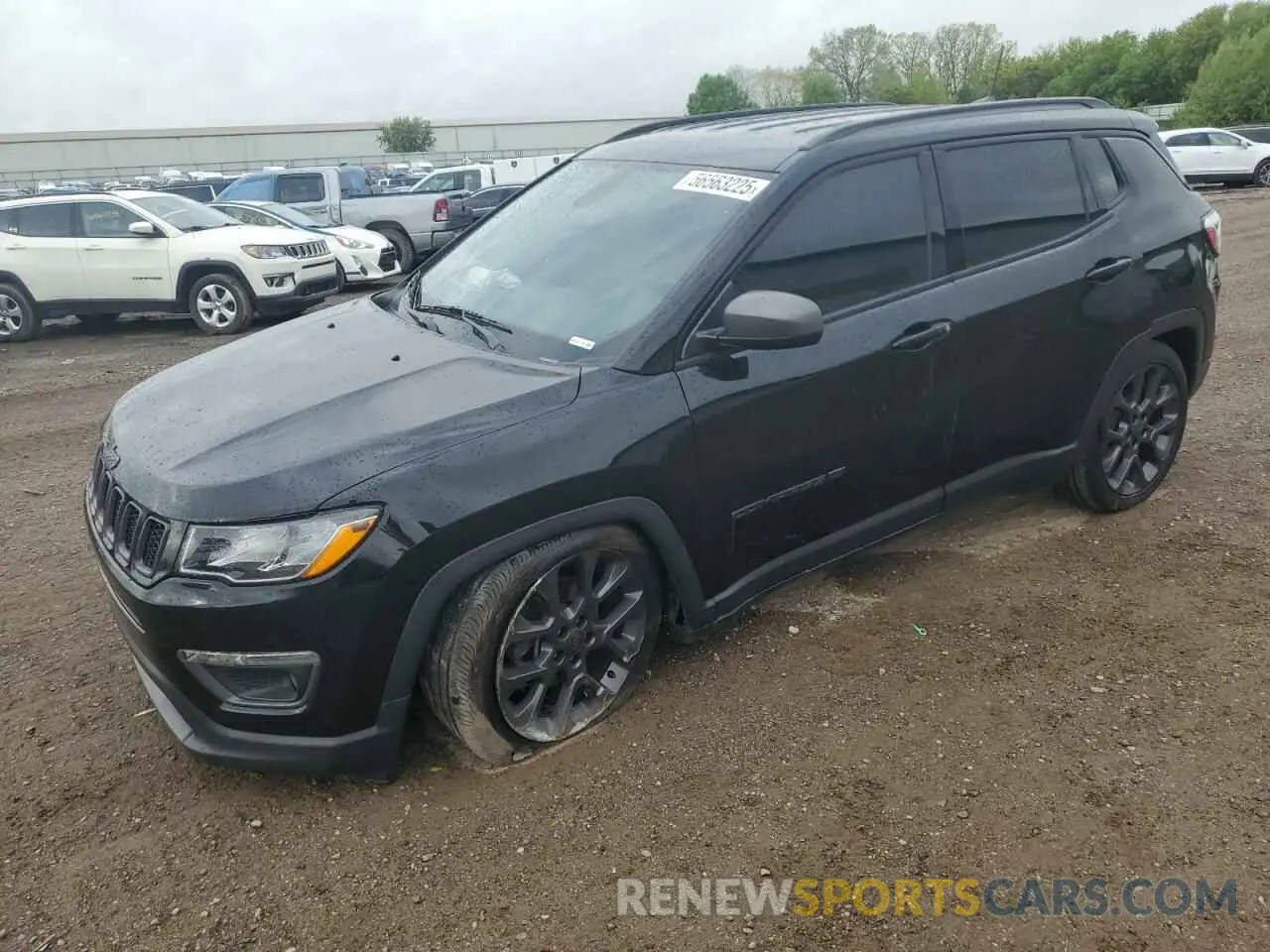 1 Photograph of a damaged car 3C4NJDEB0MT554314 JEEP COMPASS 2021