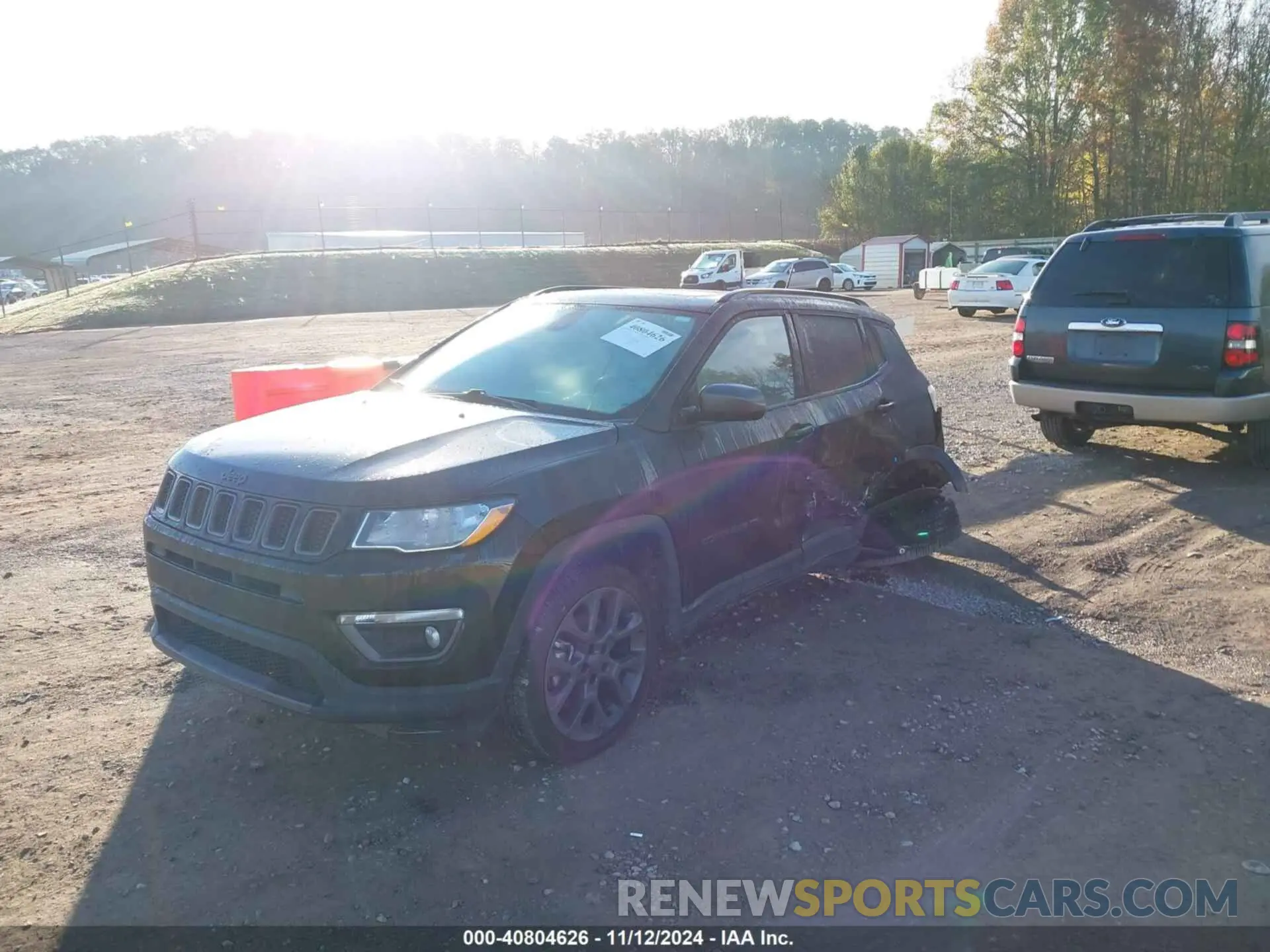 2 Photograph of a damaged car 3C4NJDEB0MT601065 JEEP COMPASS 2021